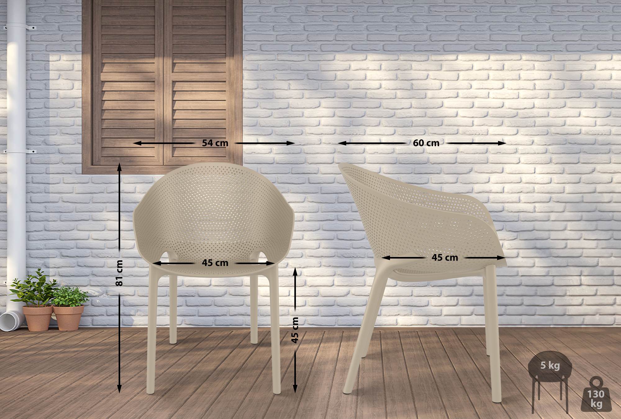 Silla Bistró Sky Pro