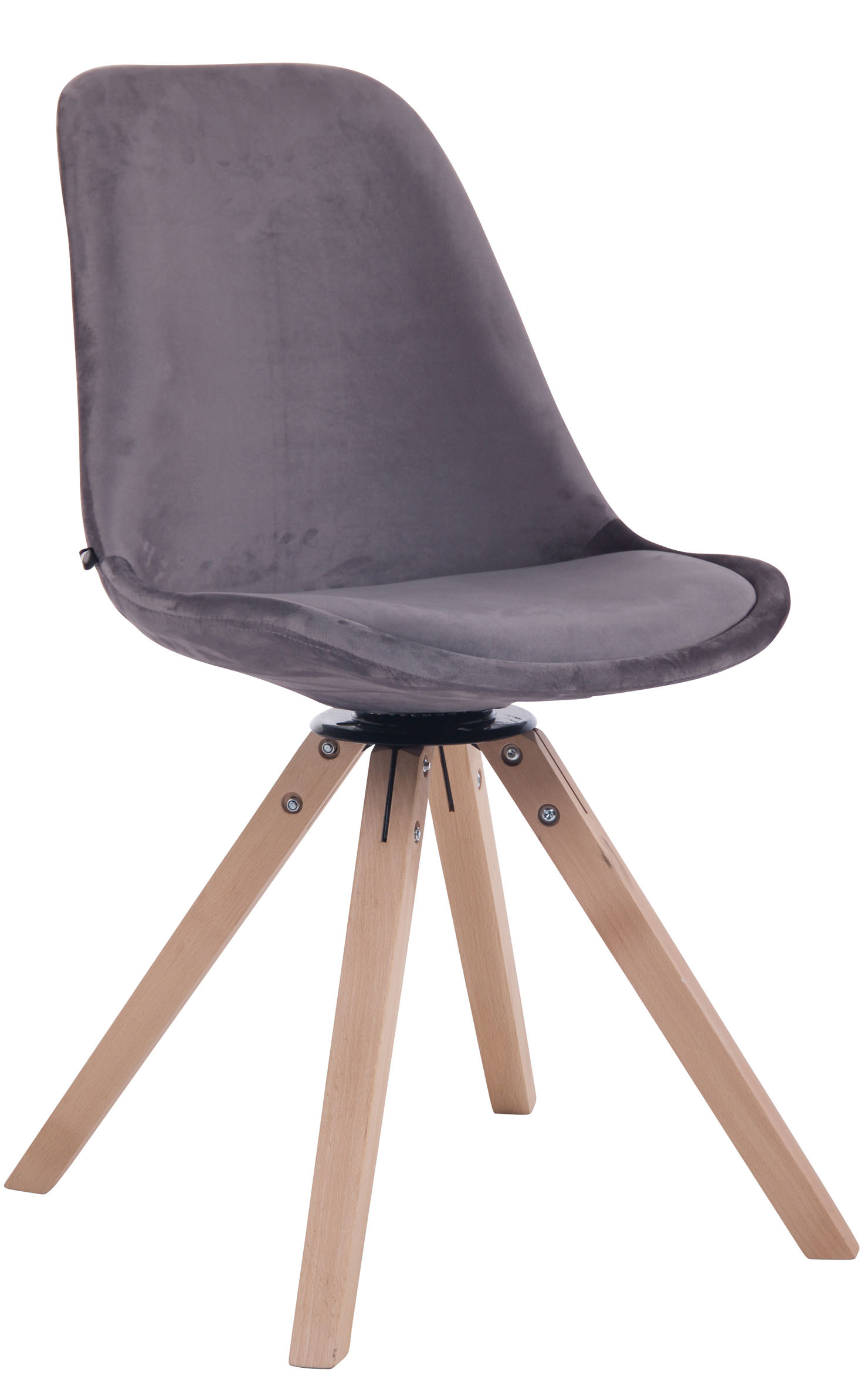Silla Troyes Square En Terciopelo