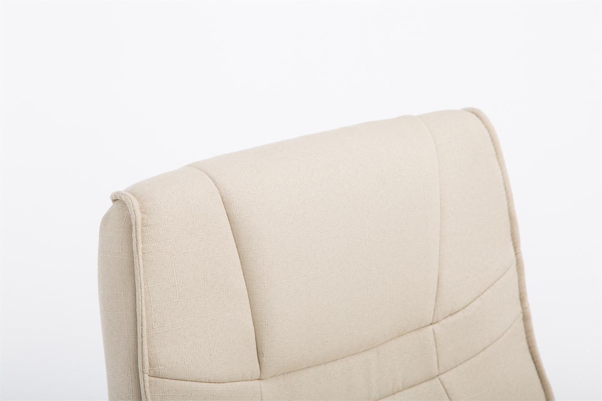 Silla Cantiléver XXL Attila Tapizada en Tela