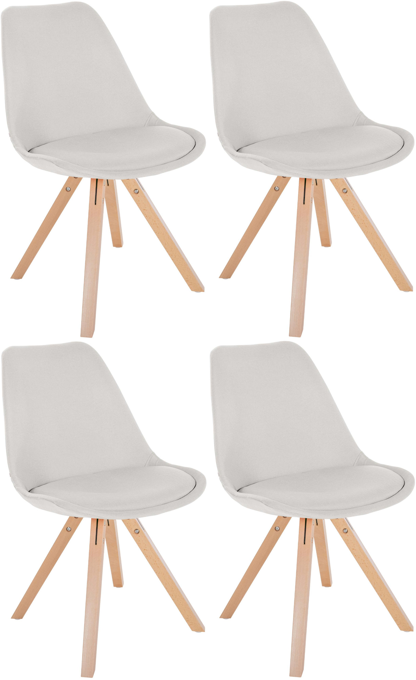 Set de 4 Butacas de salón Sofia en tela