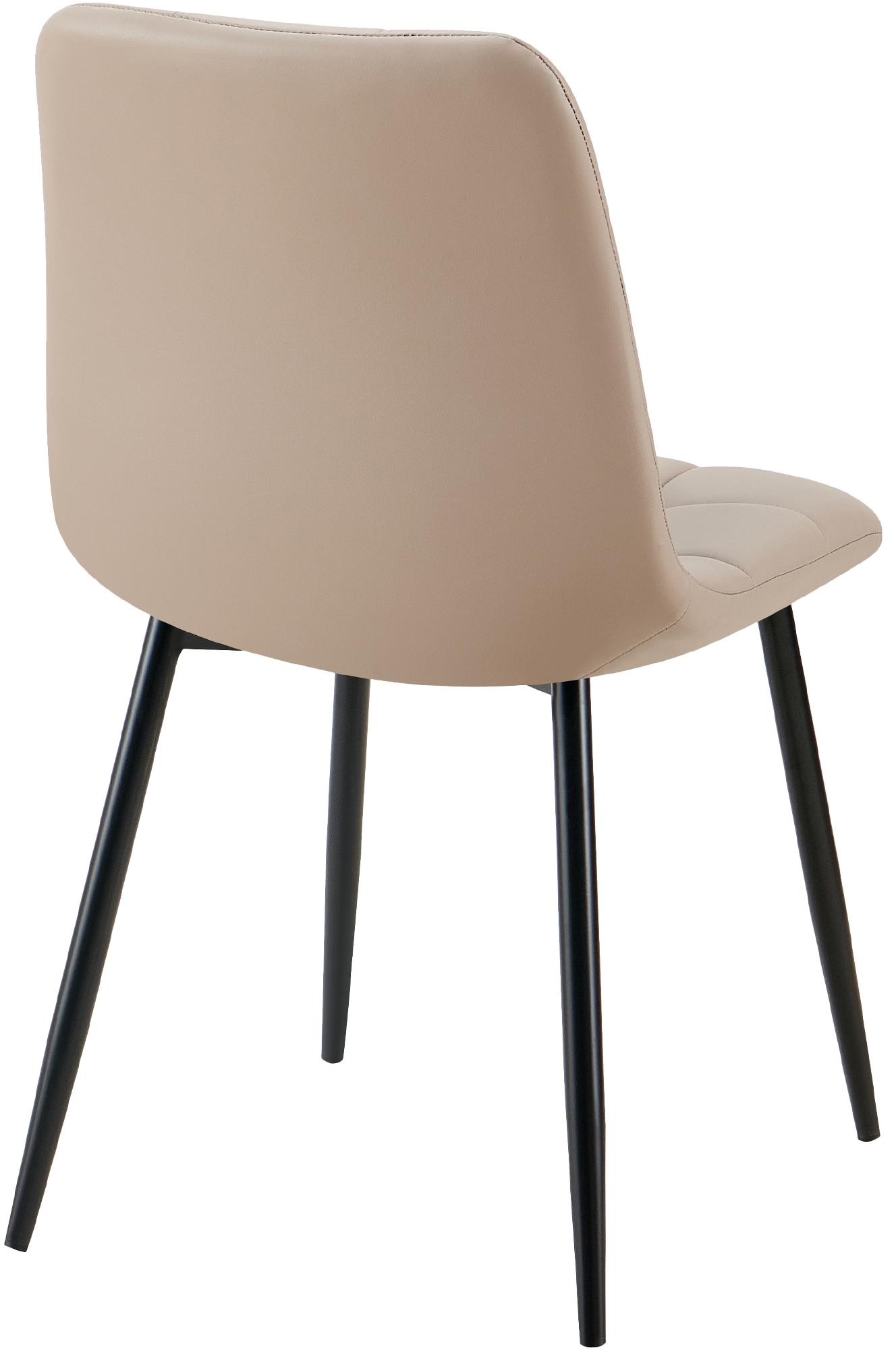 Silla de comedor Antibes tapizada en polipiel
