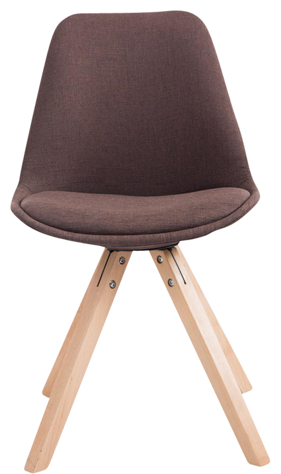 Pack de 4 sillas de comedor Toulouse Square en tela