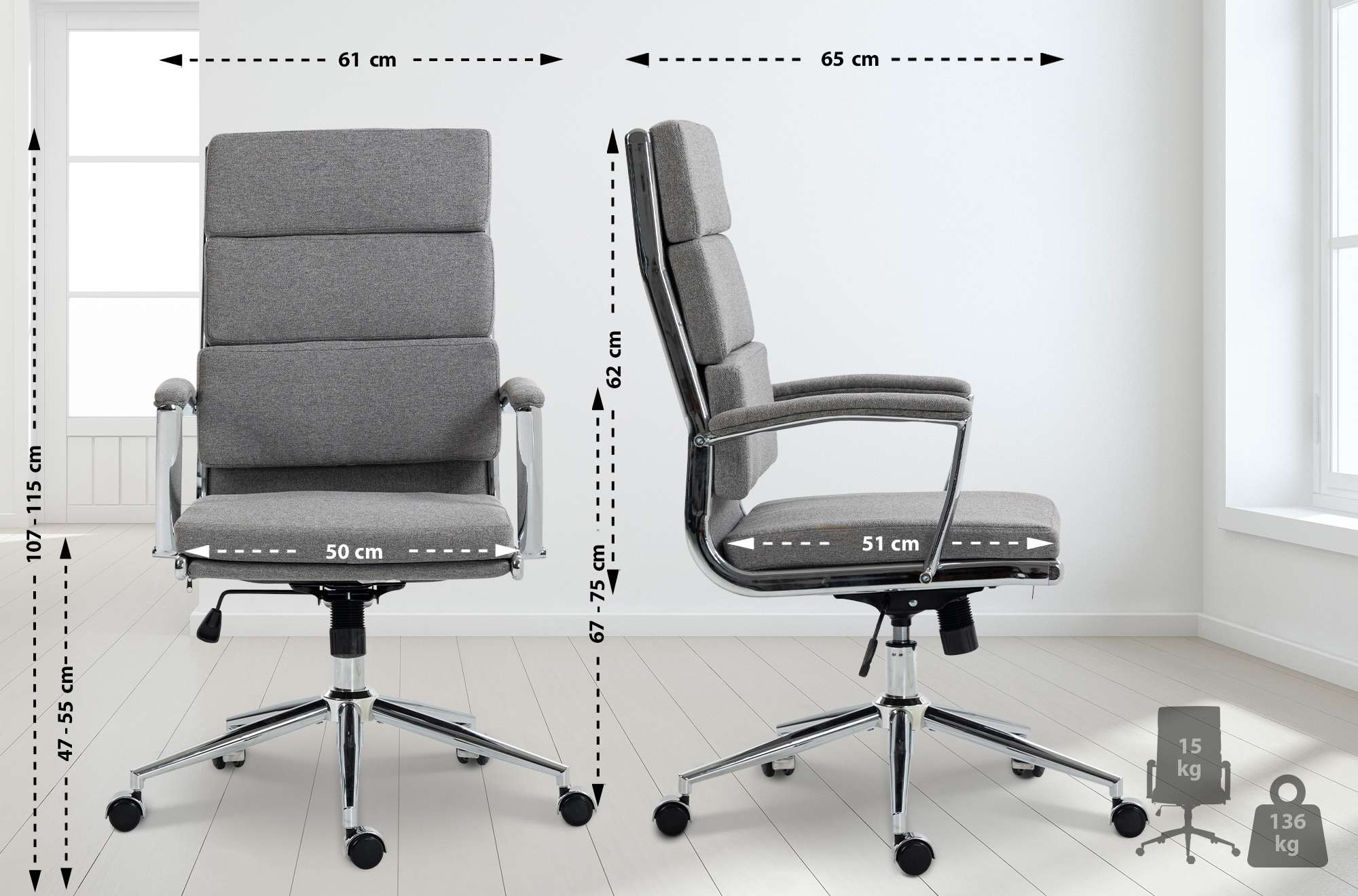 Silla de oficina Cleveland