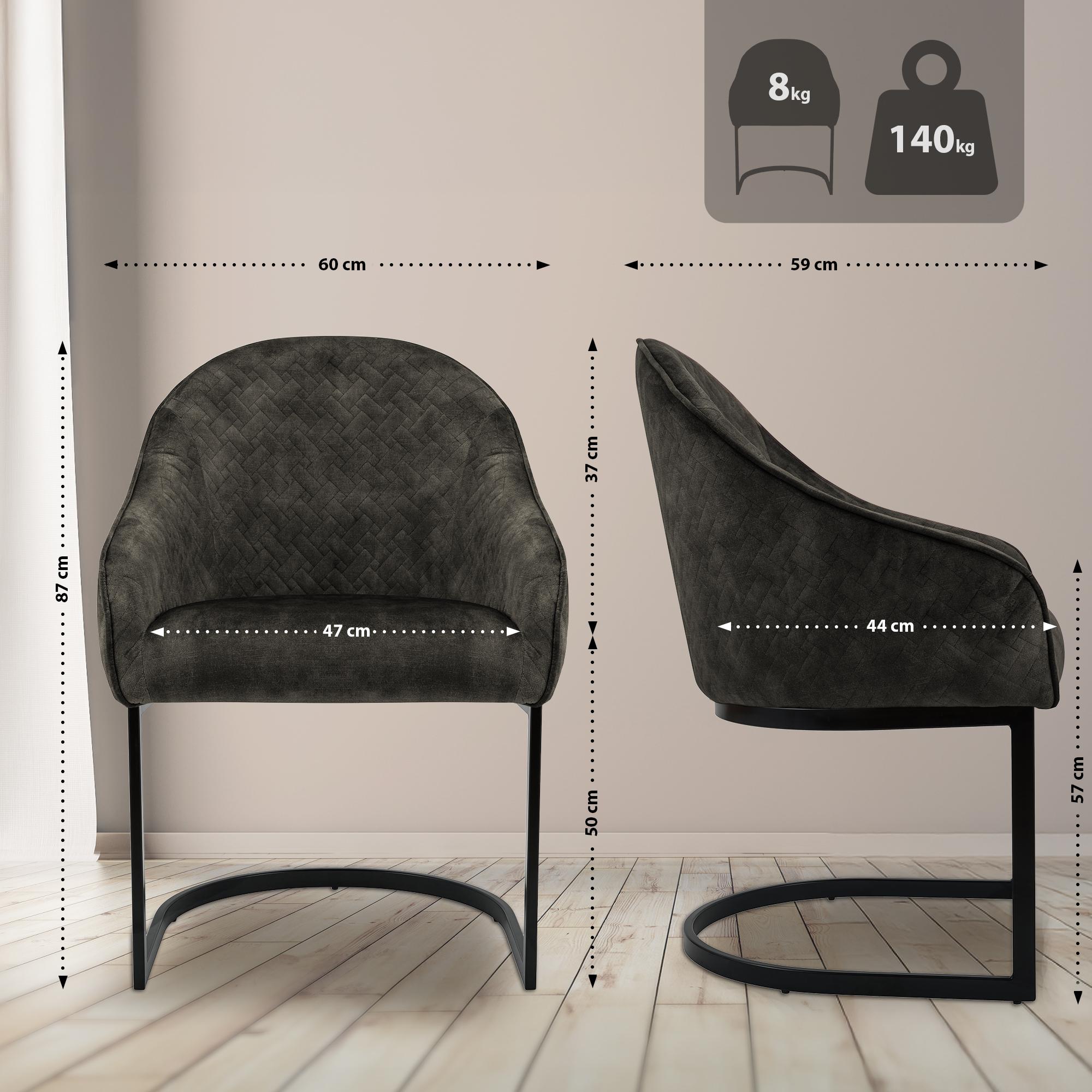 Silla de Comedor Jarik Terciopelo