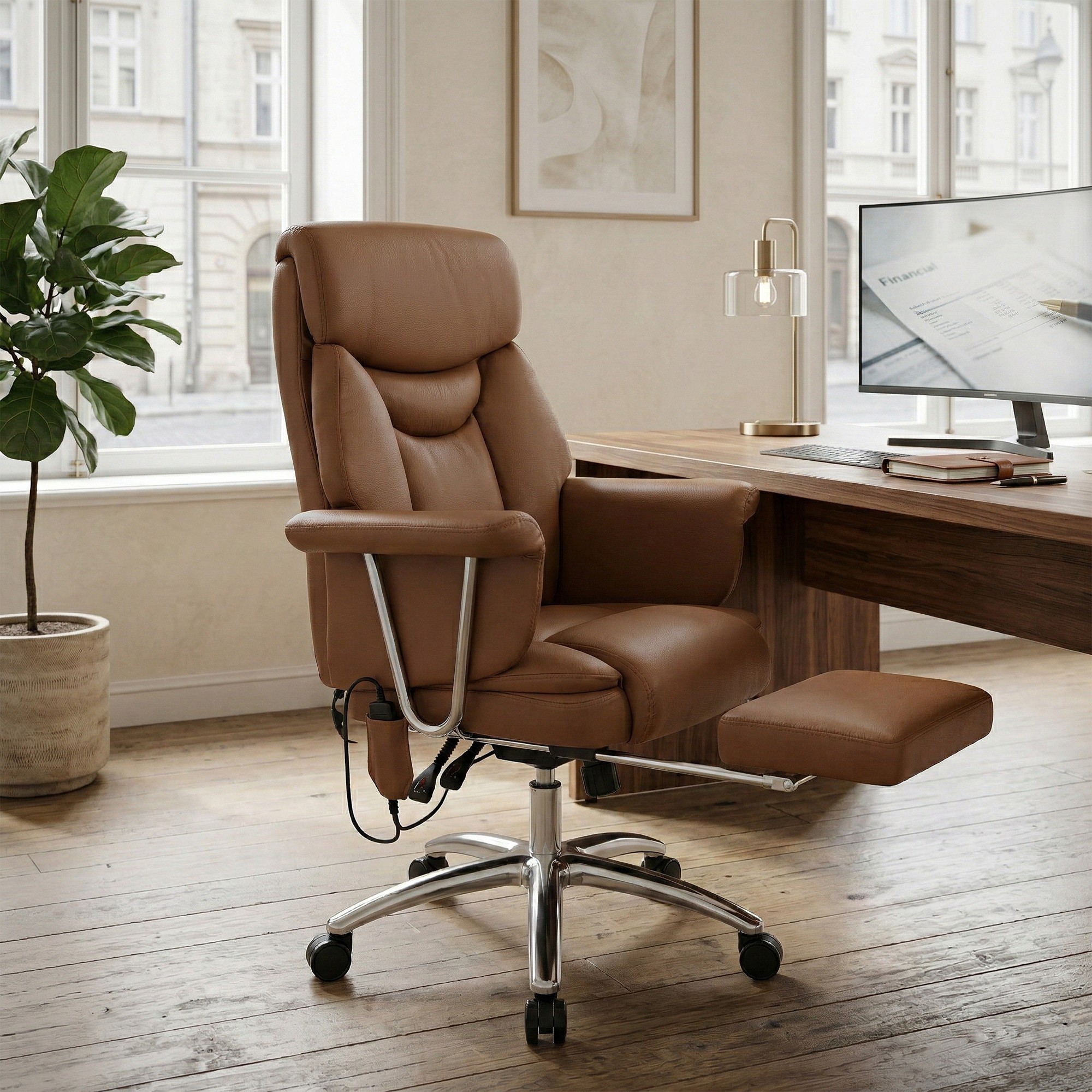 Silla de oficina Dahra con funcion de masaje