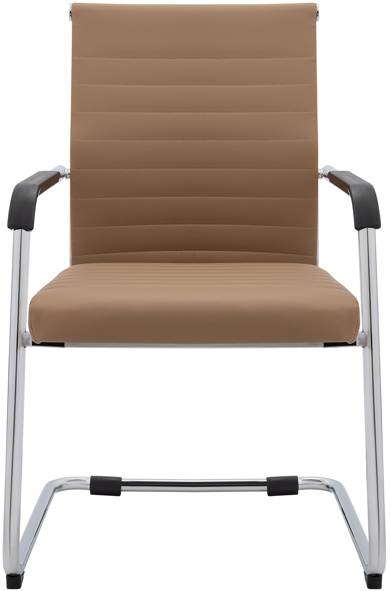 Silla cantilever Hakon en imitación de cuero elegante y cómoda para tu comedor o oficina