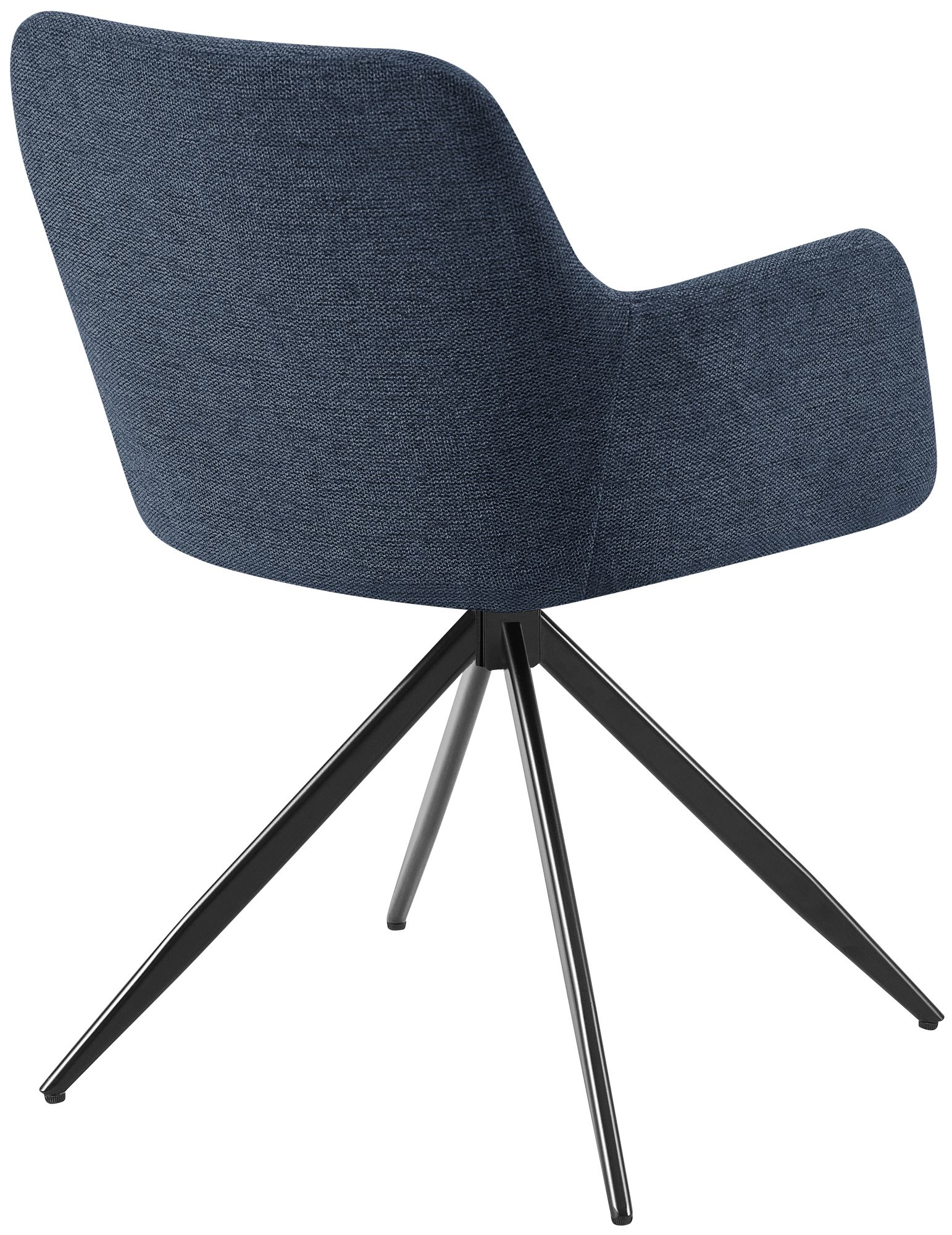 Silla de comedor Olema tapizada en tela