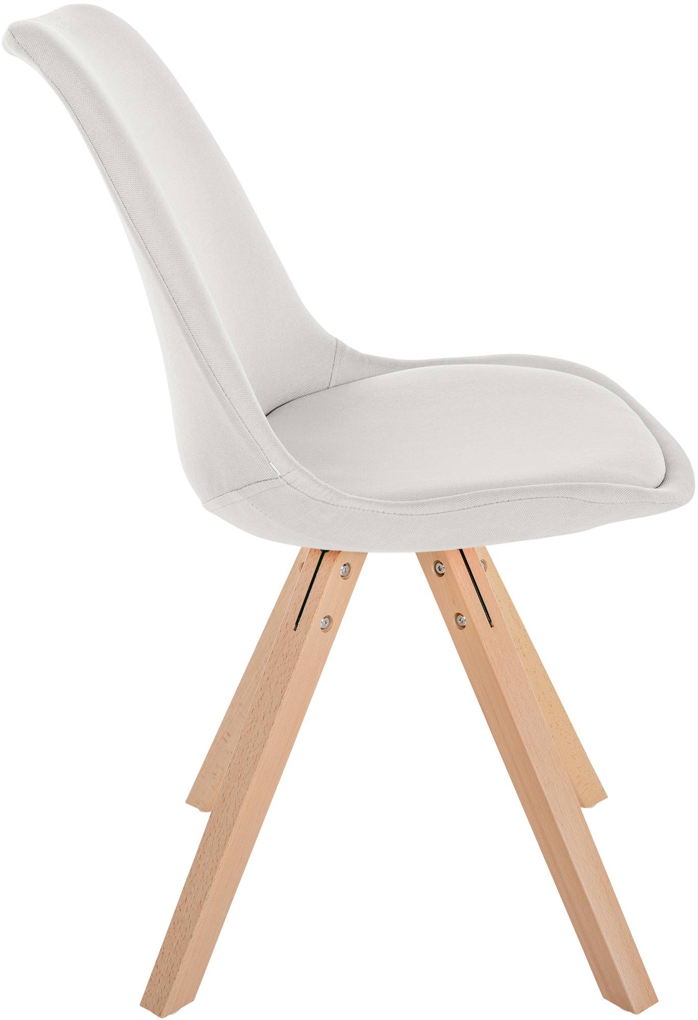 Silla de salón Sofia tapizada en tela
