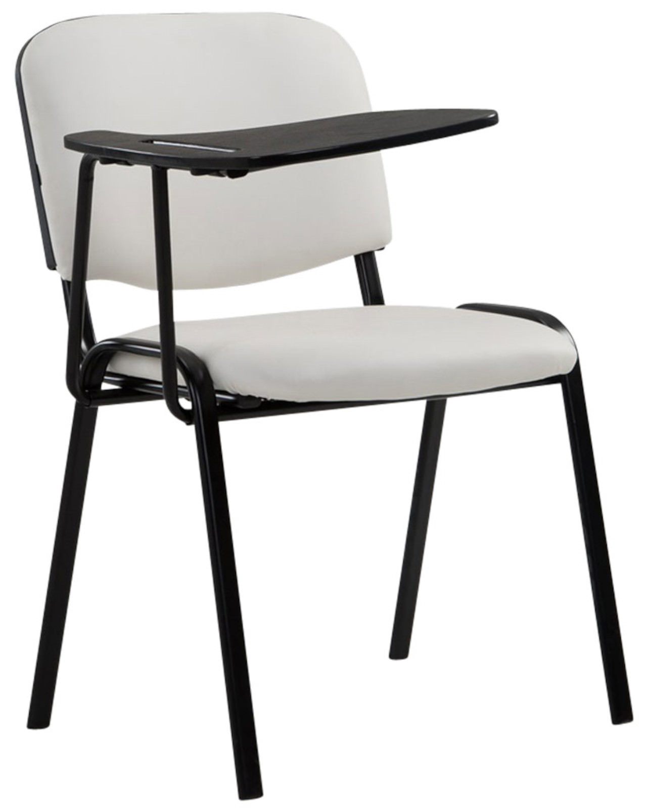 Set de 4 sillas confidente Ken con mesa extensible para escritura