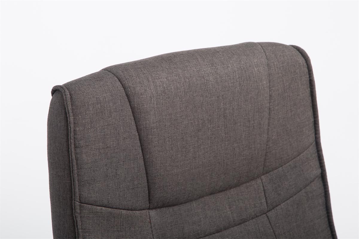 Silla Cantiléver XXL Attila Tapizada en Tela