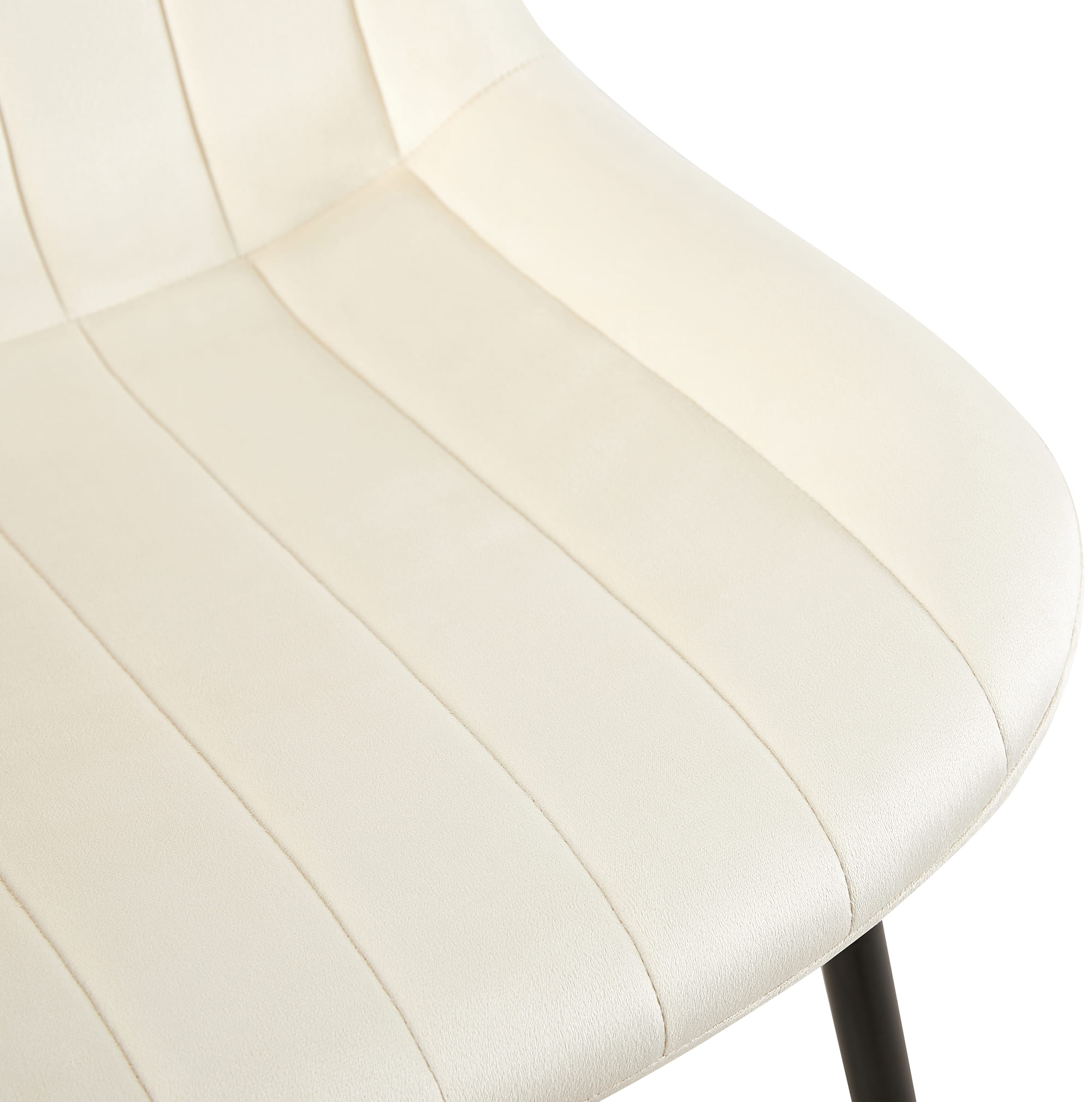 Silla de comedor Rahden en terciopelo
