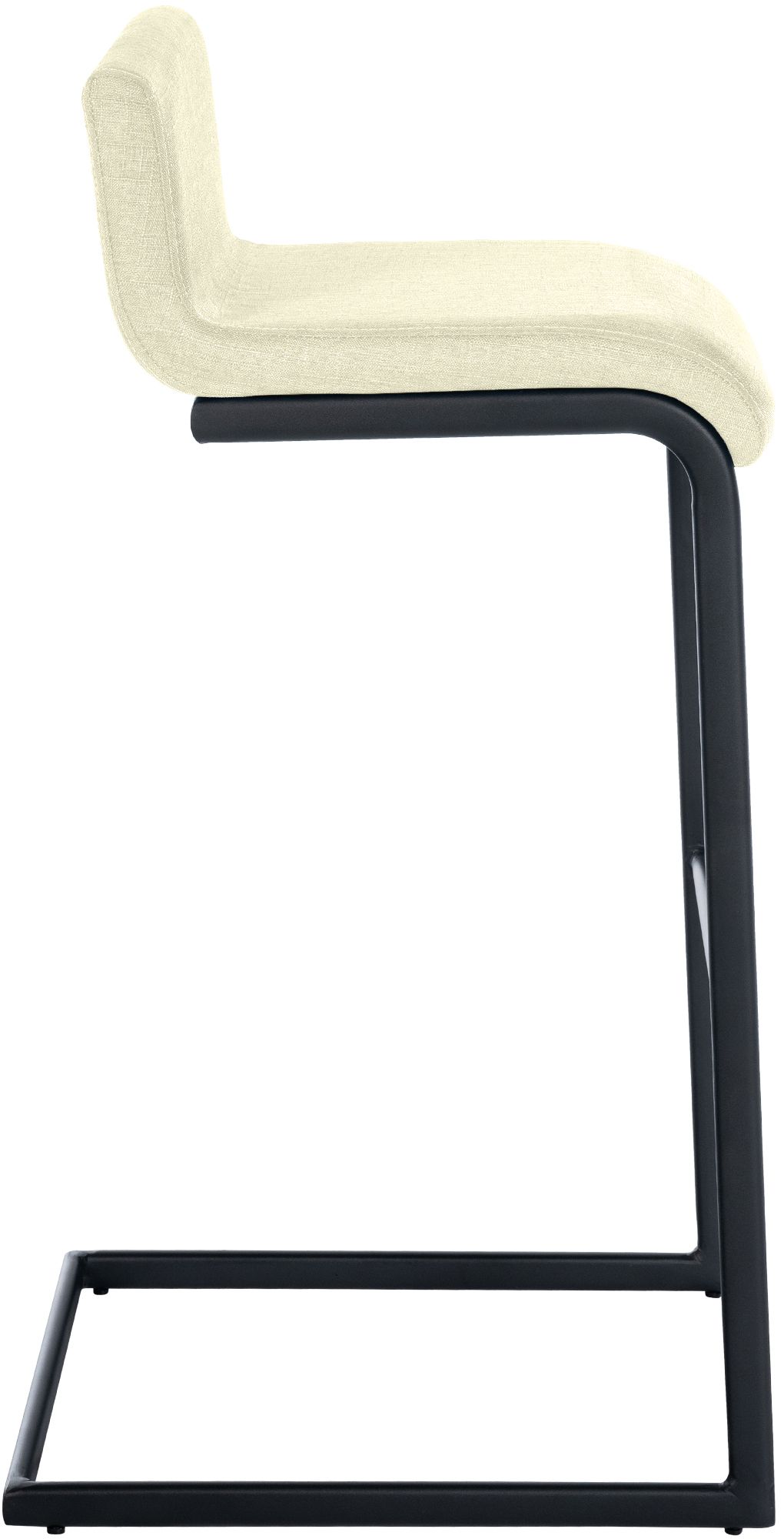 Set de 2 Taburetes de Bar Newport, Estructura de Metal Negro