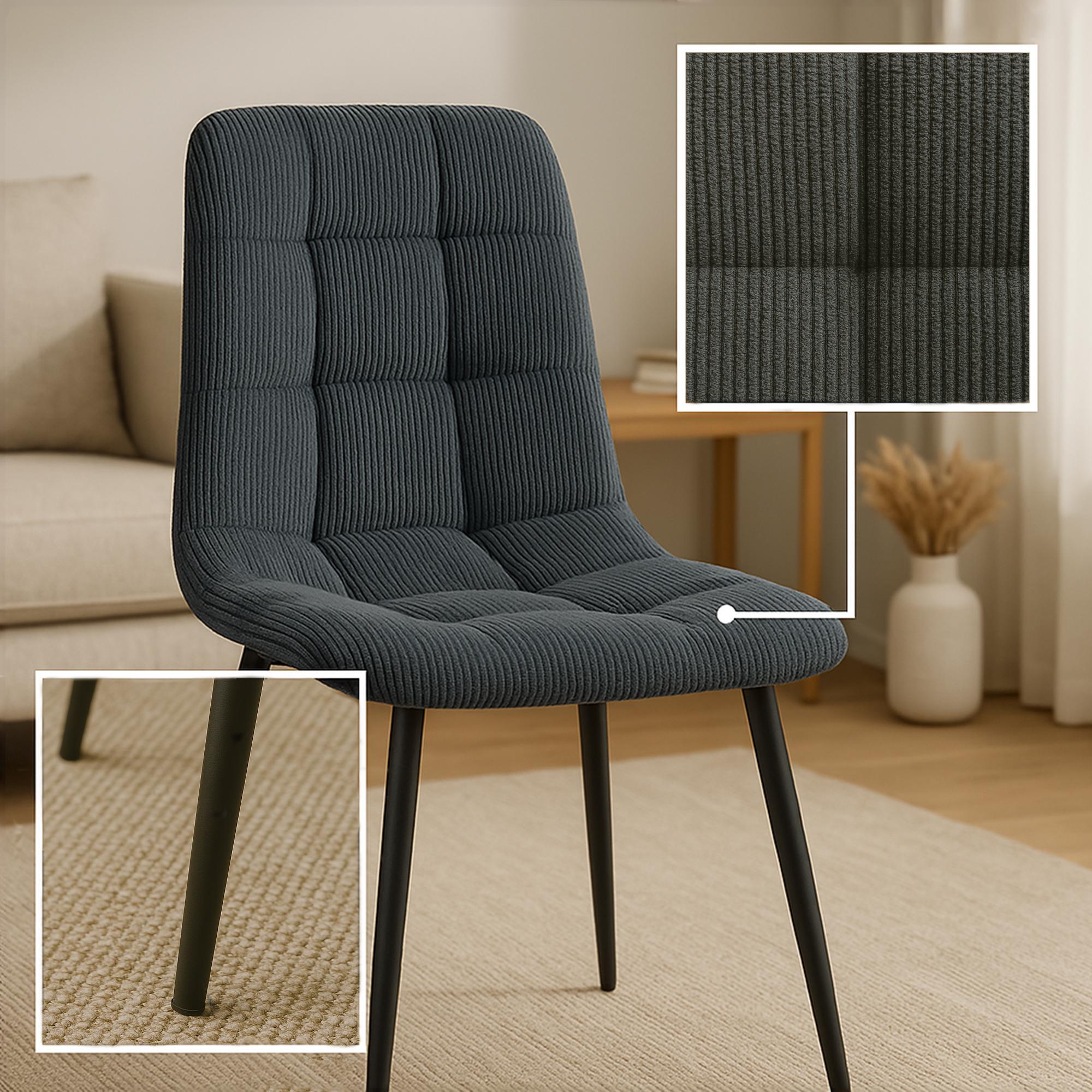 Silla de comedor Antibes Cord