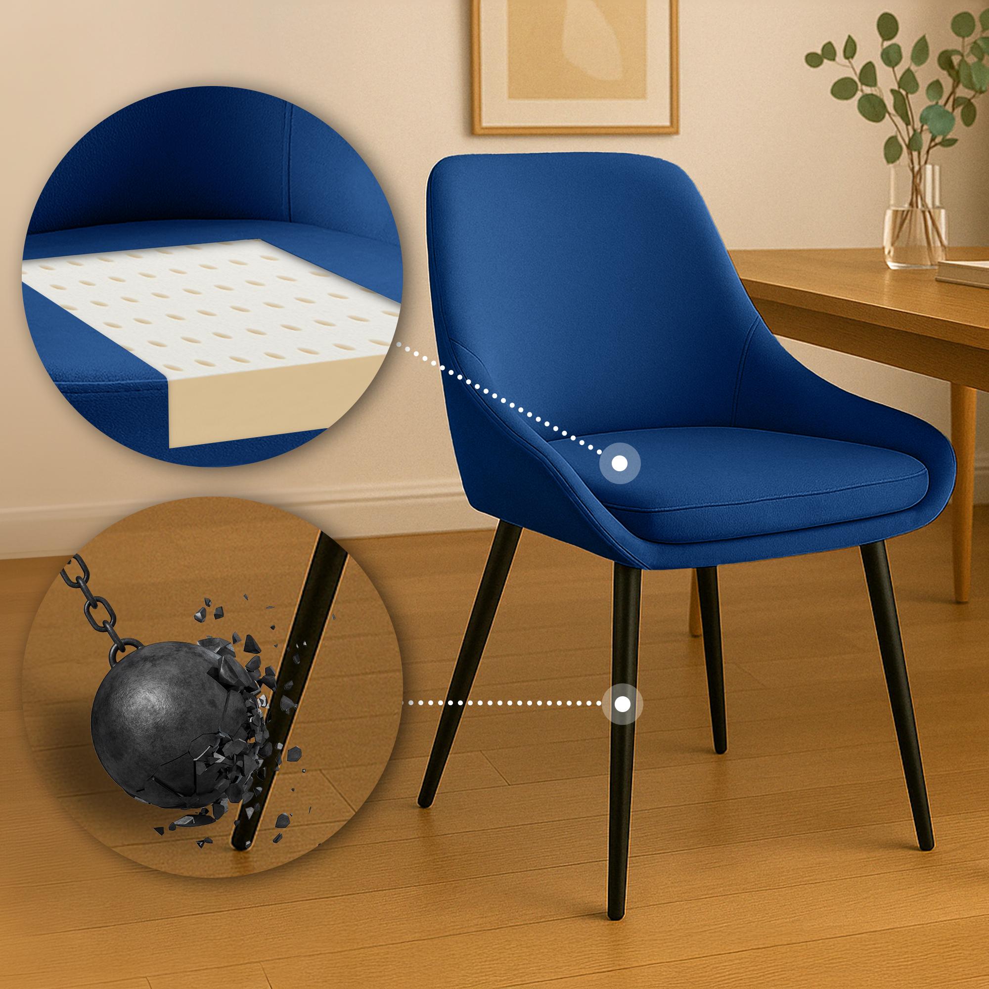 Silla de comedor Elmira Terciopelo