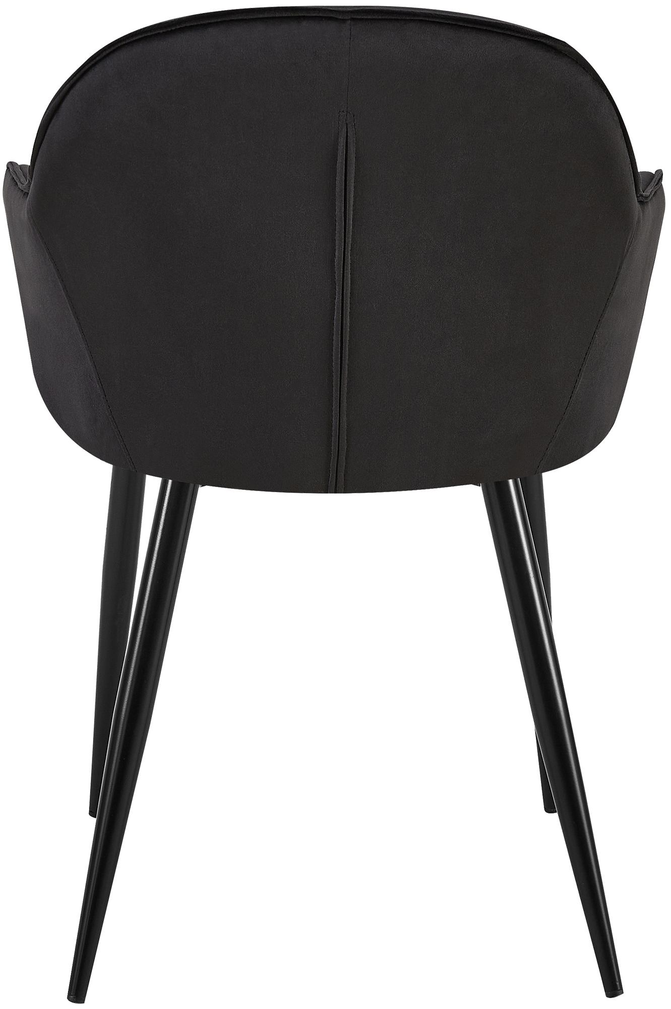 Silla de comedor Boise en terciopelo