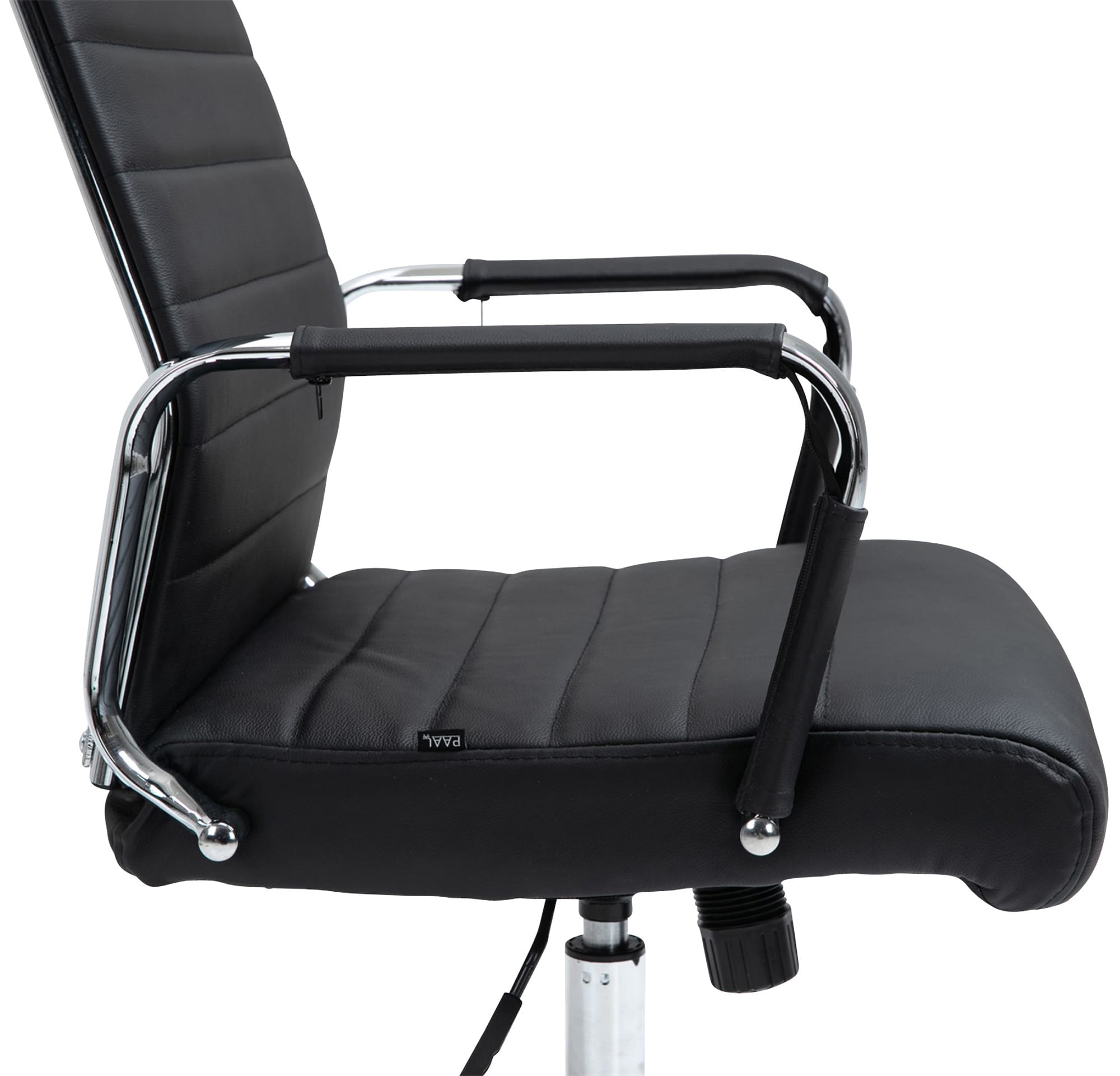Silla de oficina Kolumbus de cuero auténtico