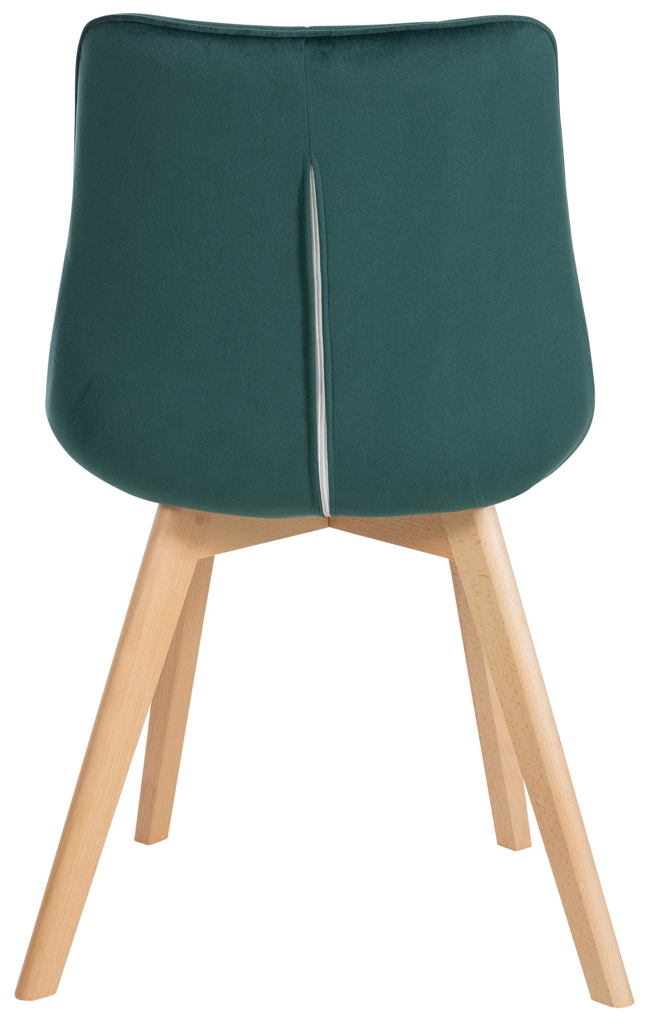 Silla de comedor Brook en terciopelo