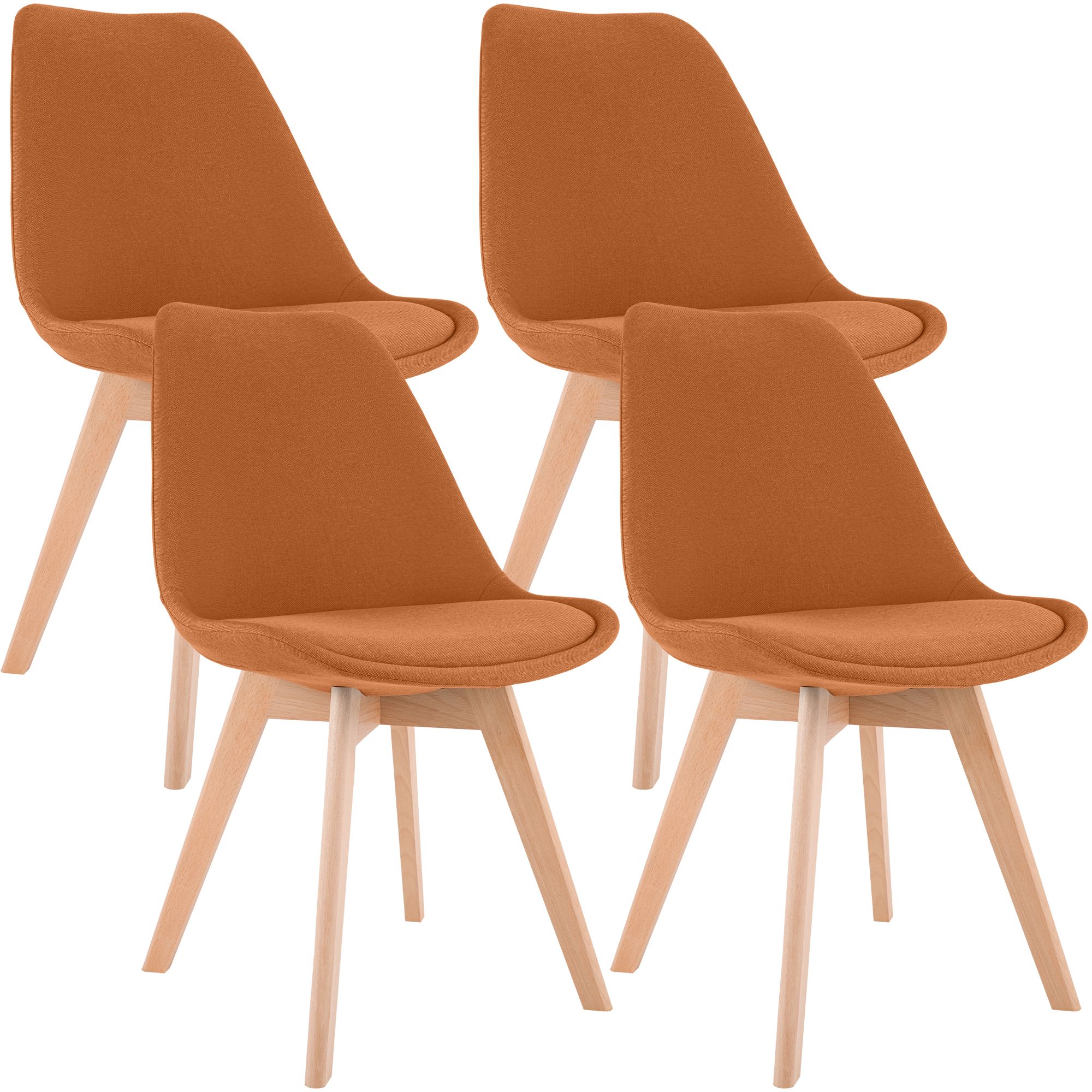 Juego de 4 sillas de comedor Linares