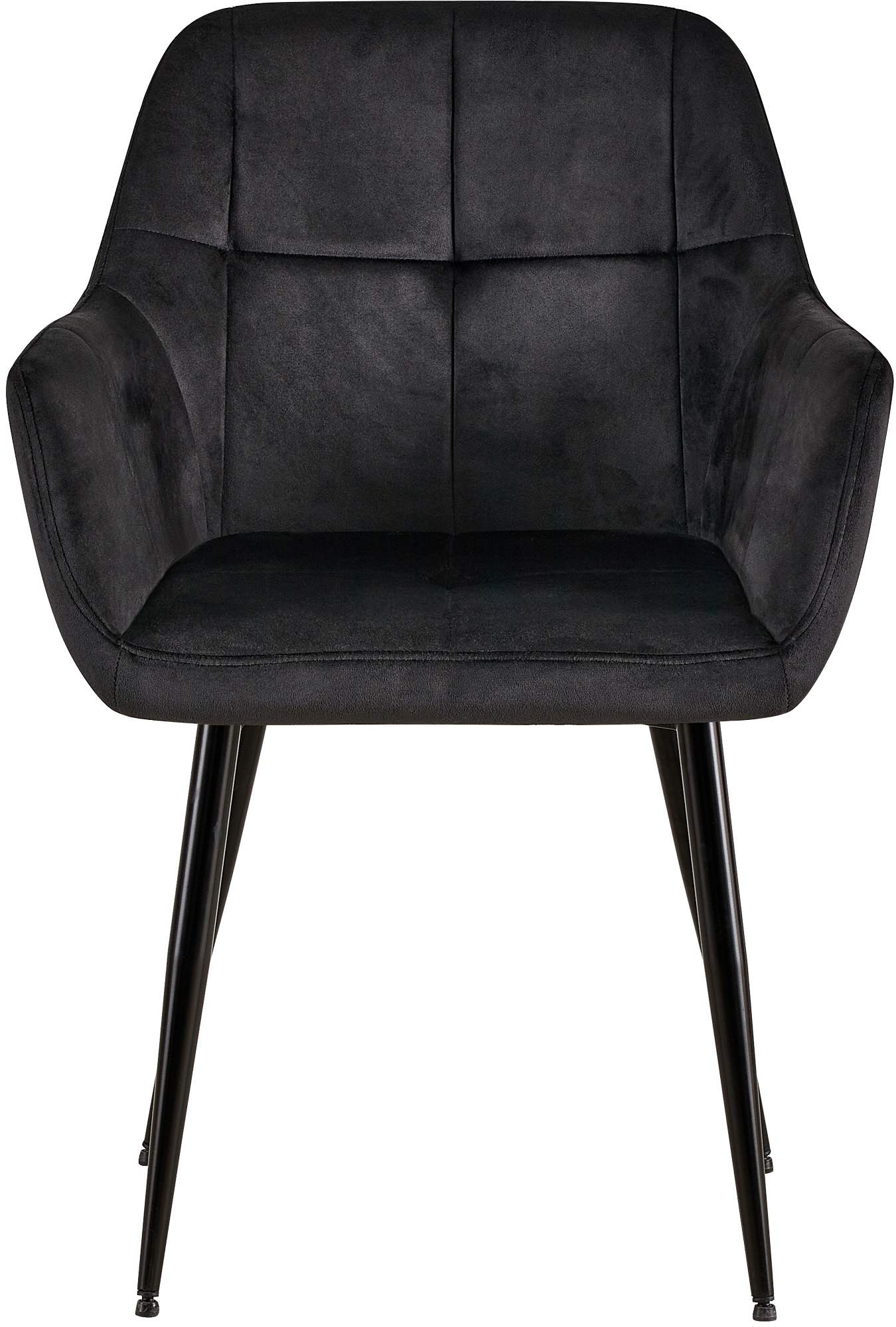 Silla de salón Emia en terciopelo
