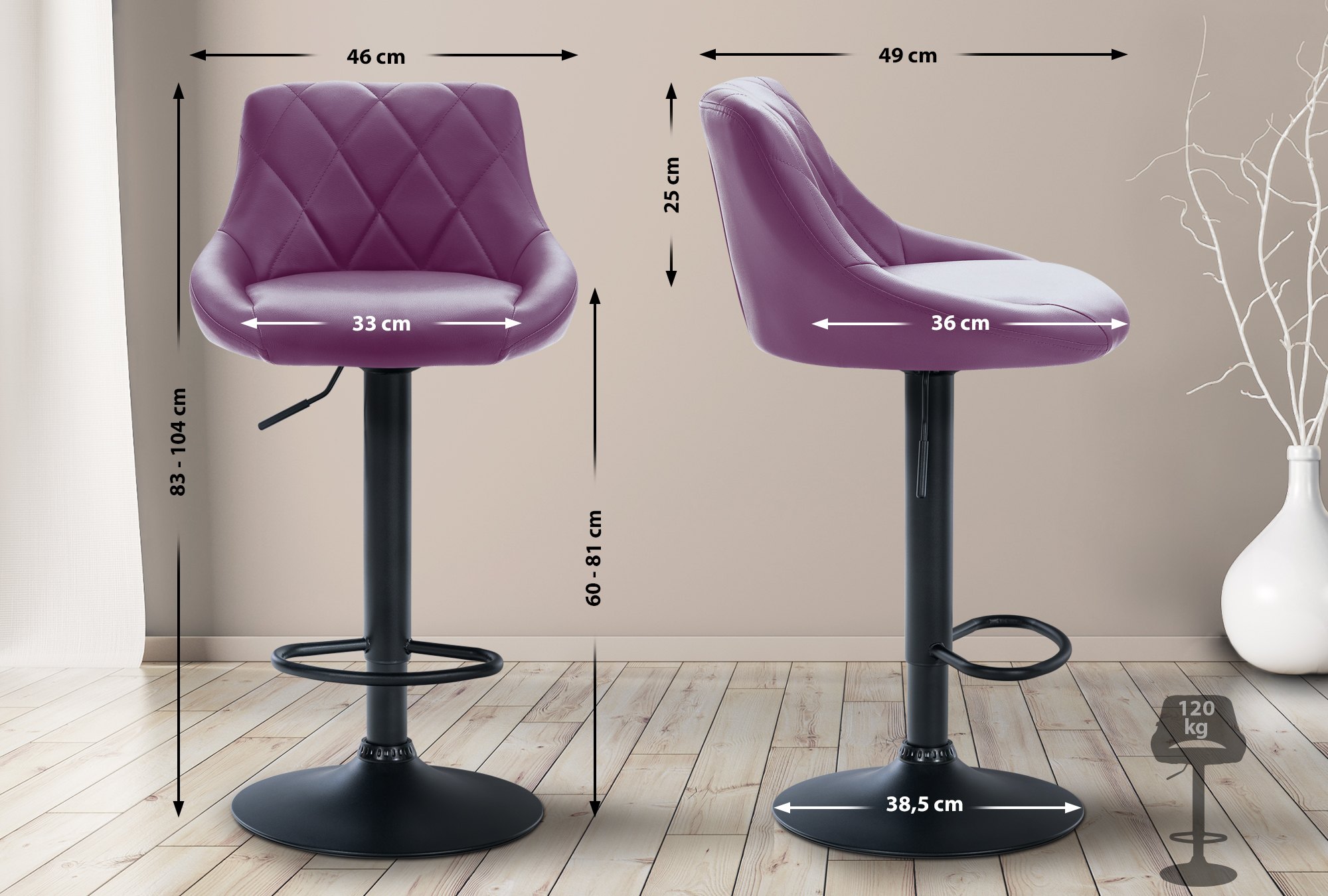 Taburete De Bar Lazio