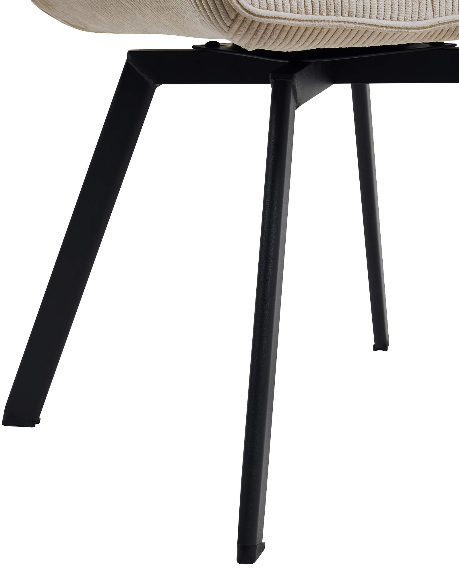 Silla de comedor Jordi con tapizado de pana
