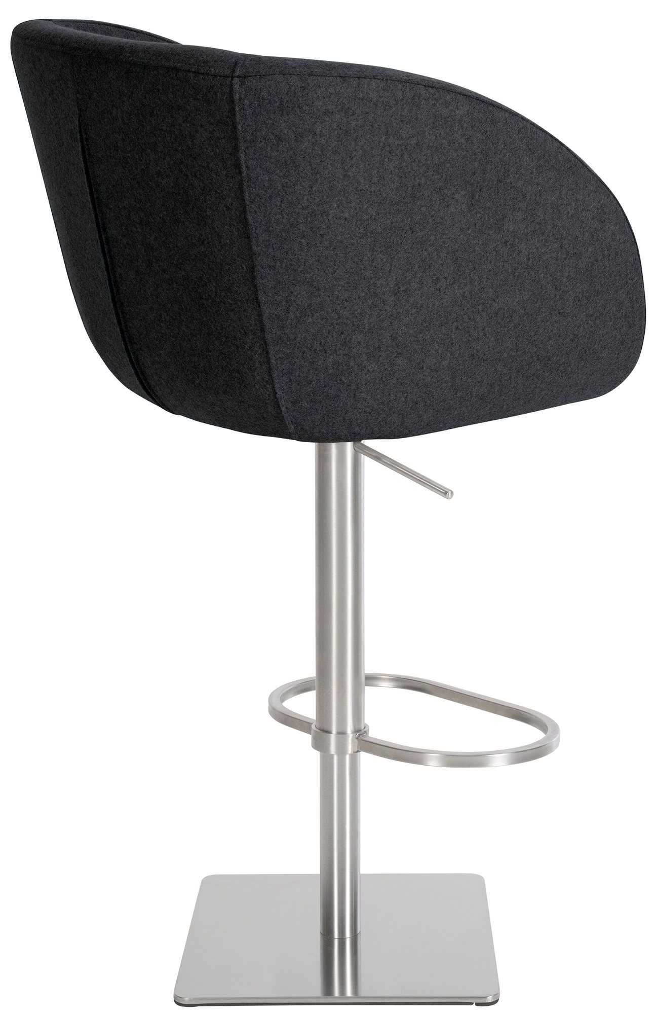 Taburete de bar Gambo con funda de fieltro