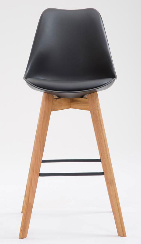 Set De 2 Taburetes De Bar Metz Con Asiento En Polipropileno