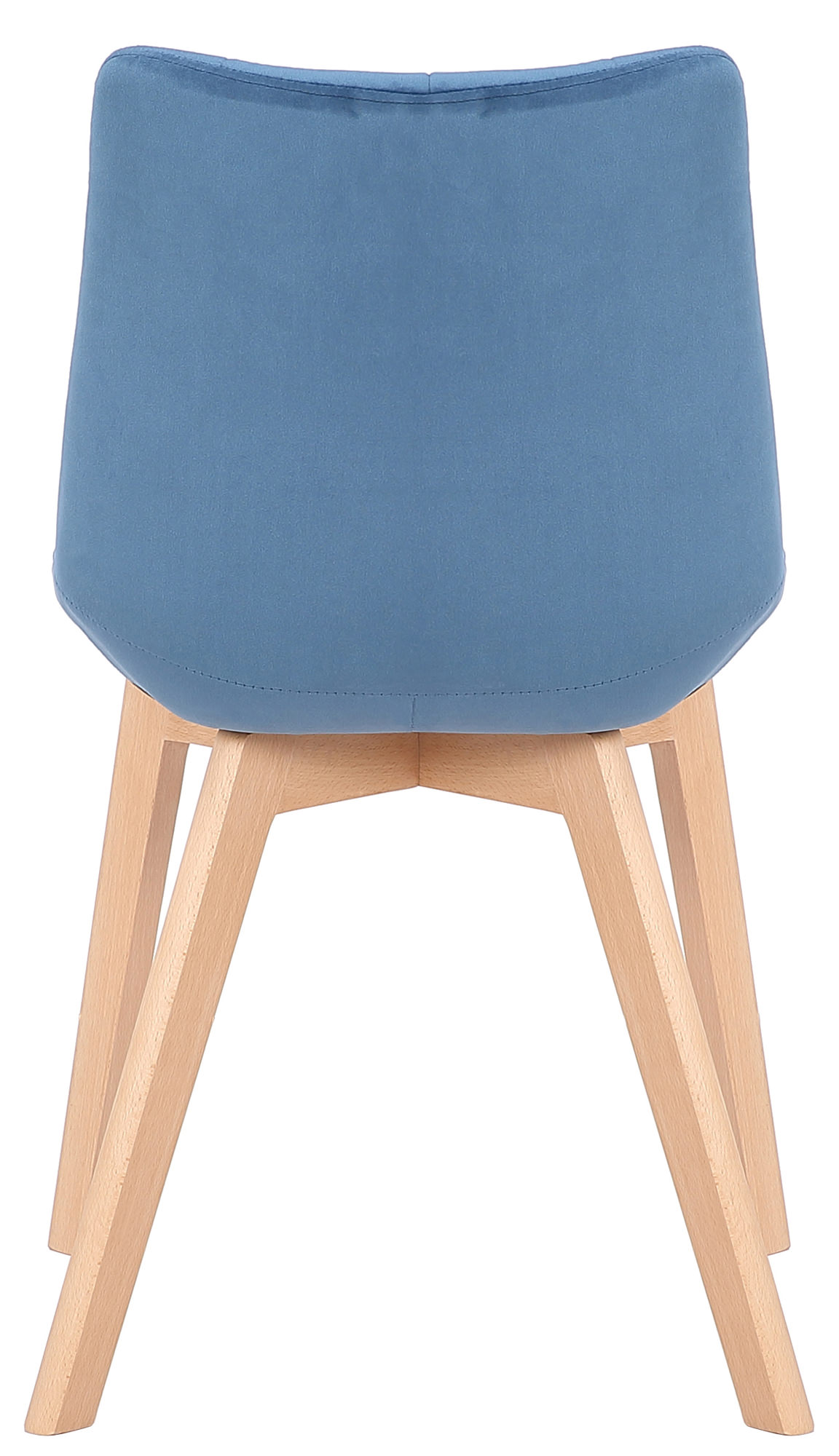Silla de comedor Passaic en terciopelo