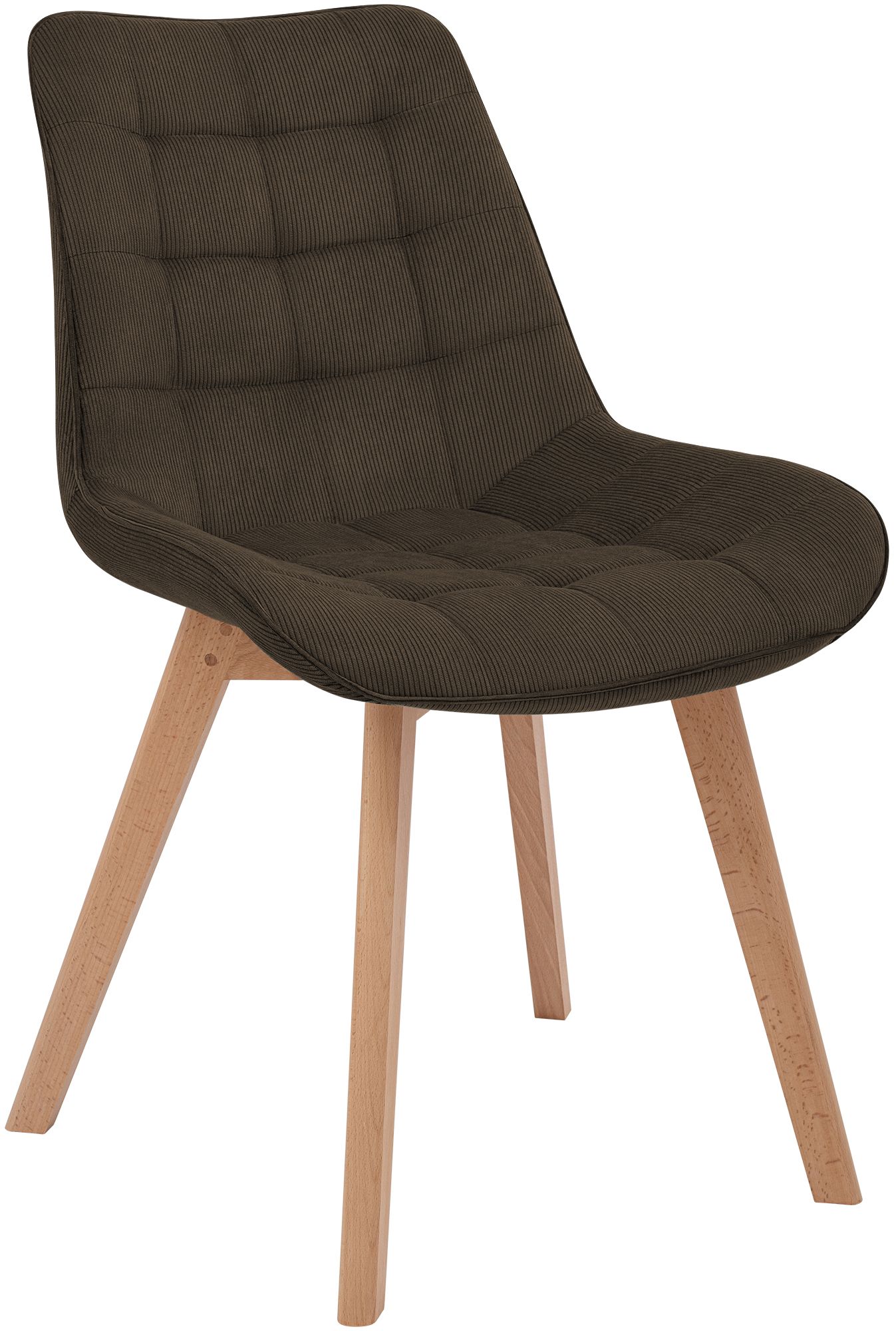Silla de comedor Brook de pana