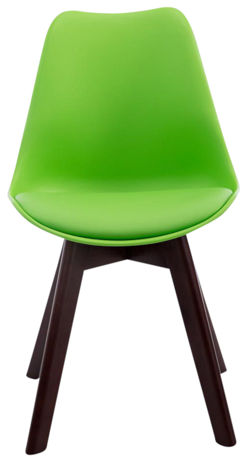 Set de 4 sillas de comedor Borneo en polipiel