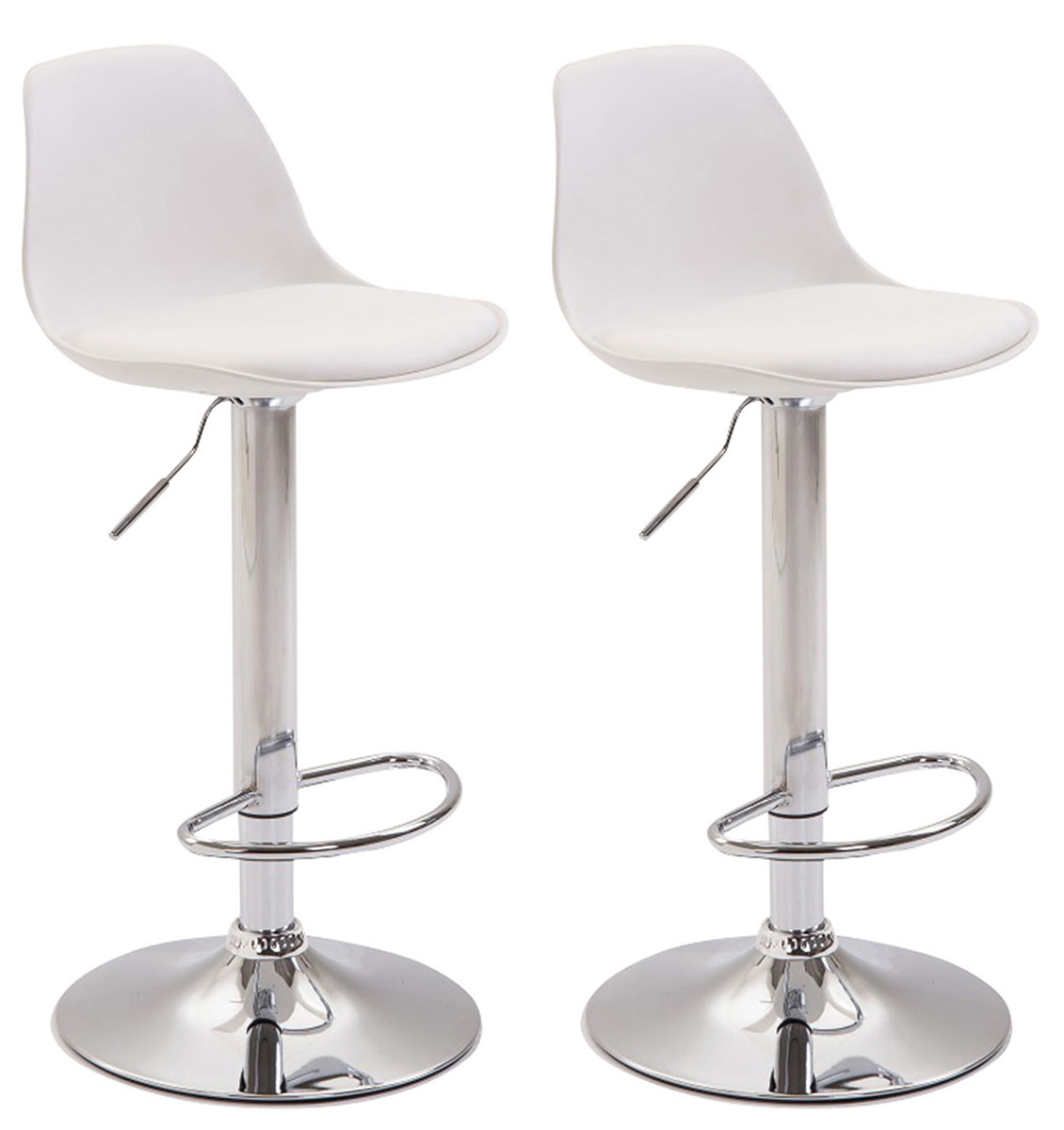 Set De 2 Taburetes Kiel En Polipropileno