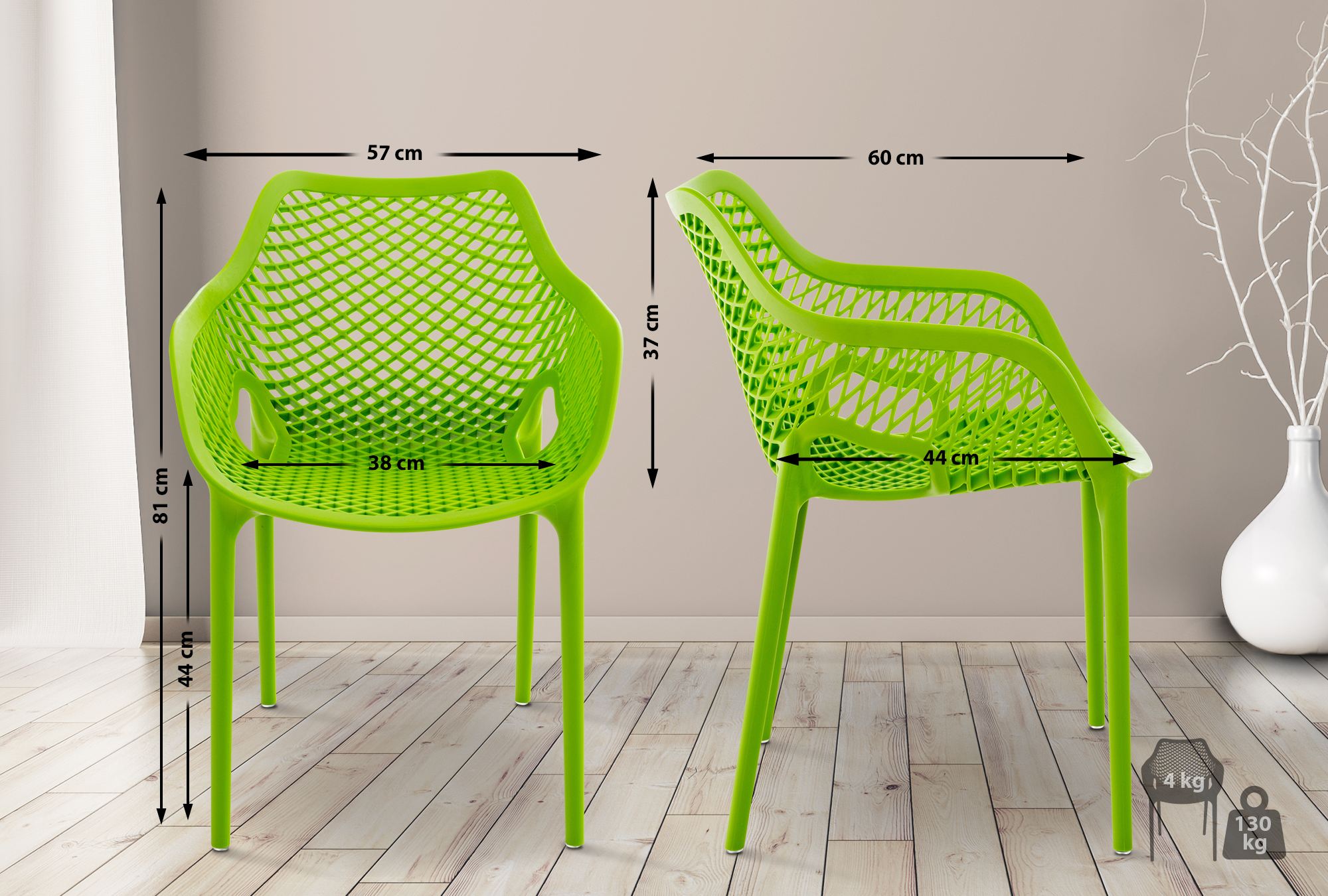 Silla apilable Air XL