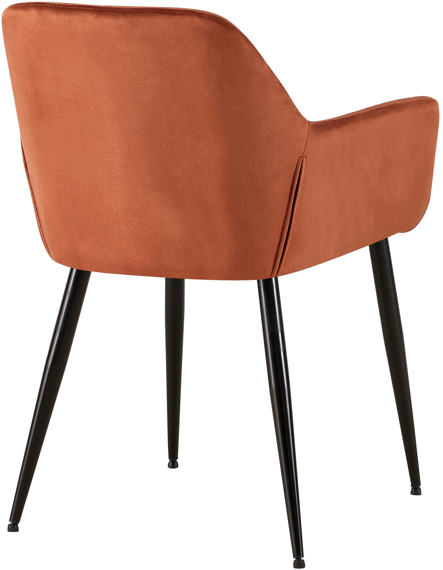 Set de 2 Sillas de salón Emia en terciopelo