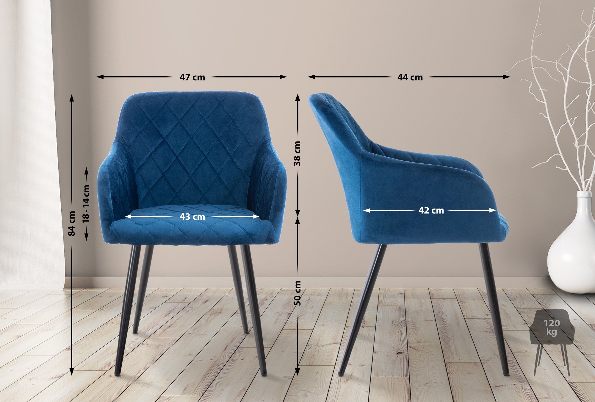 Silla de comedor Shila