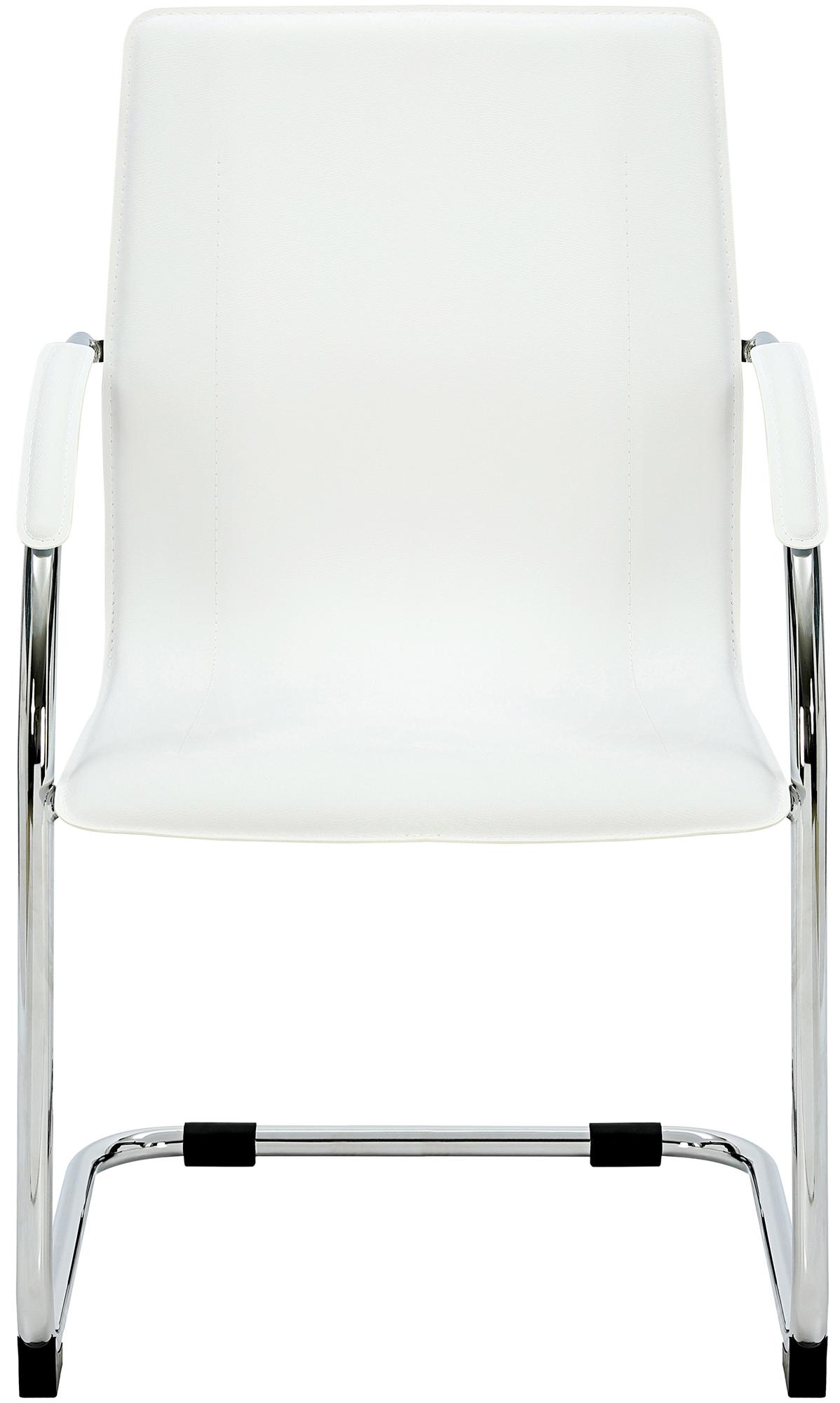 Silla cantilever Noeleen de piel sintetica