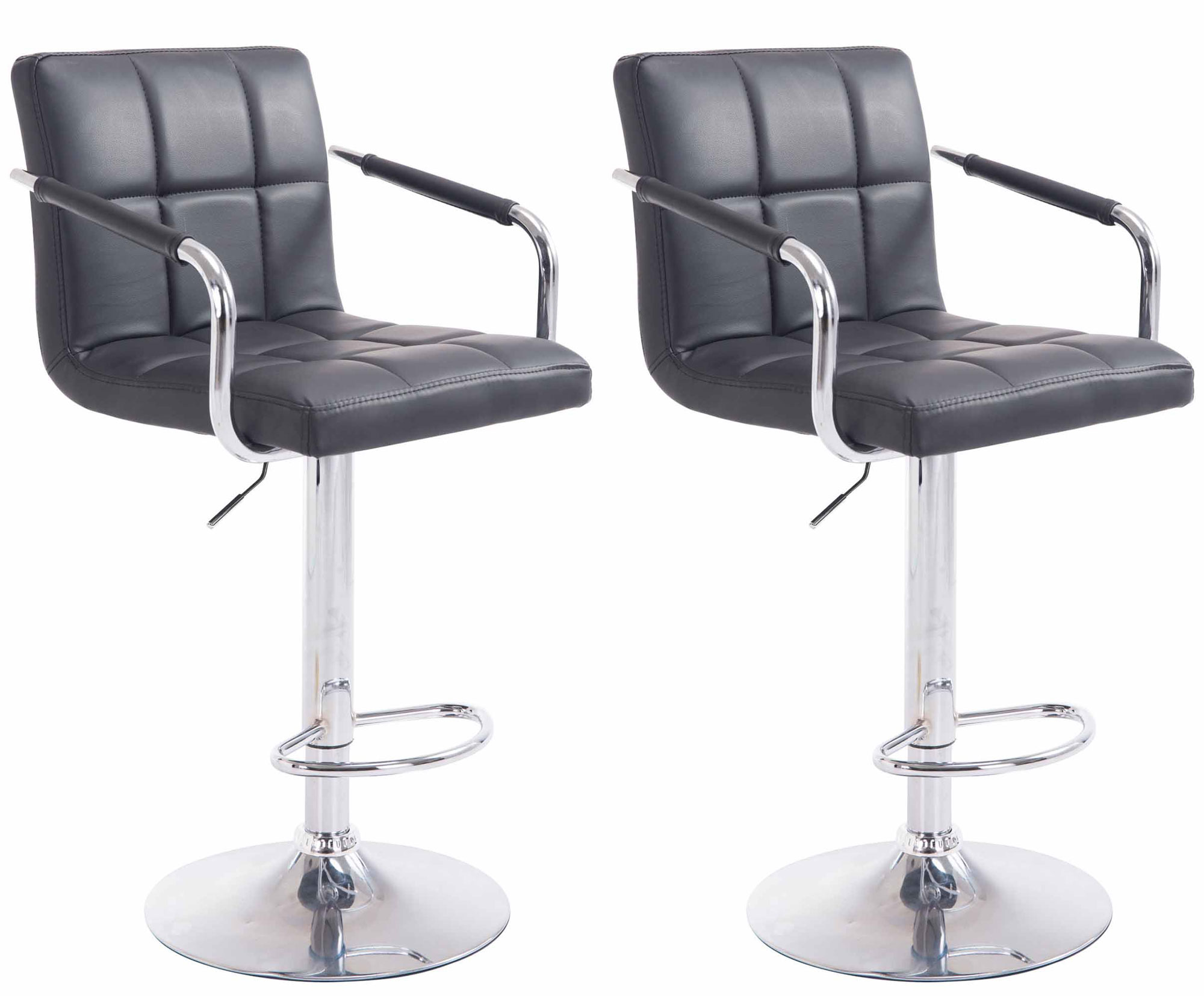 Set De 2 Taburetes Lucy V2 En Simil Cuero