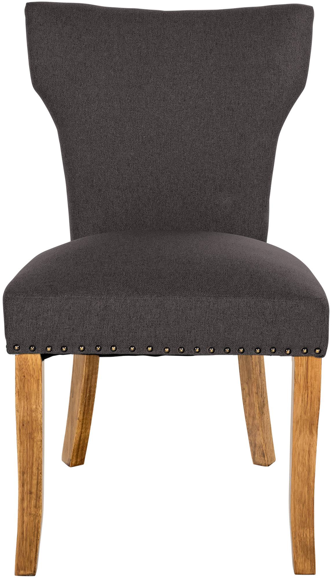 Set de 2 sillas de comedor Zadar en tela