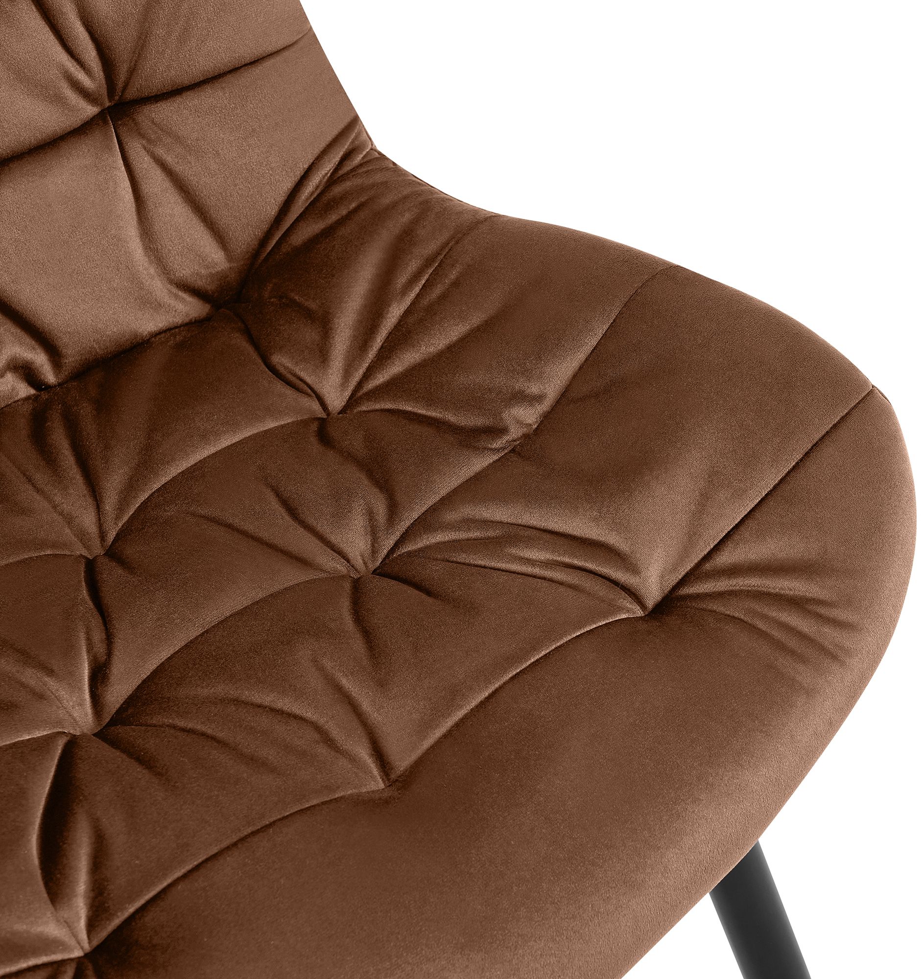Silla de comedor de terciopelo Rossford