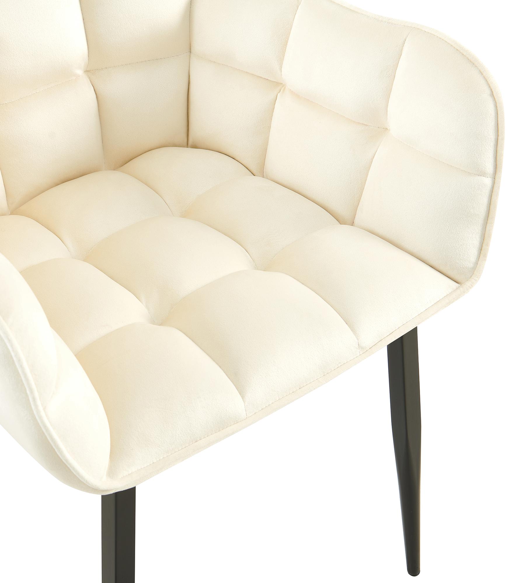 Silla de comedor de terciopelo Tirana