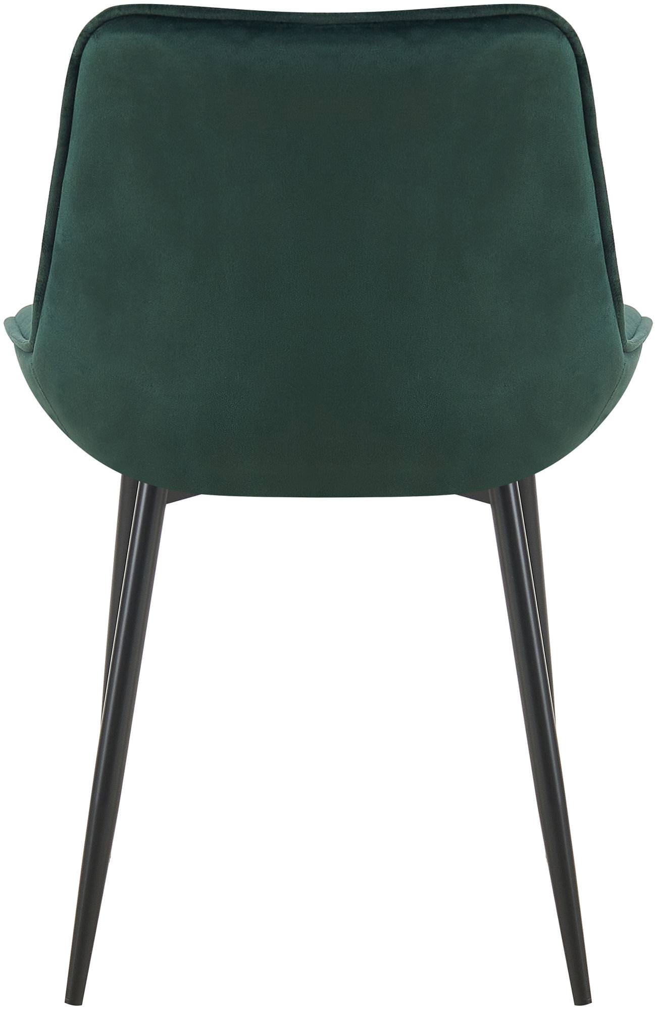 Silla de comedor Wallace de terciopelo