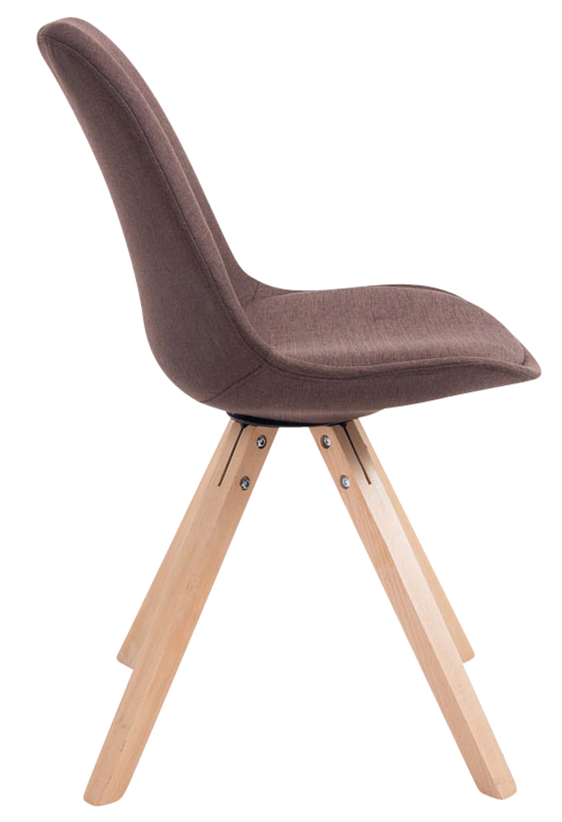 Pack de 4 sillas de comedor Toulouse Square en tela