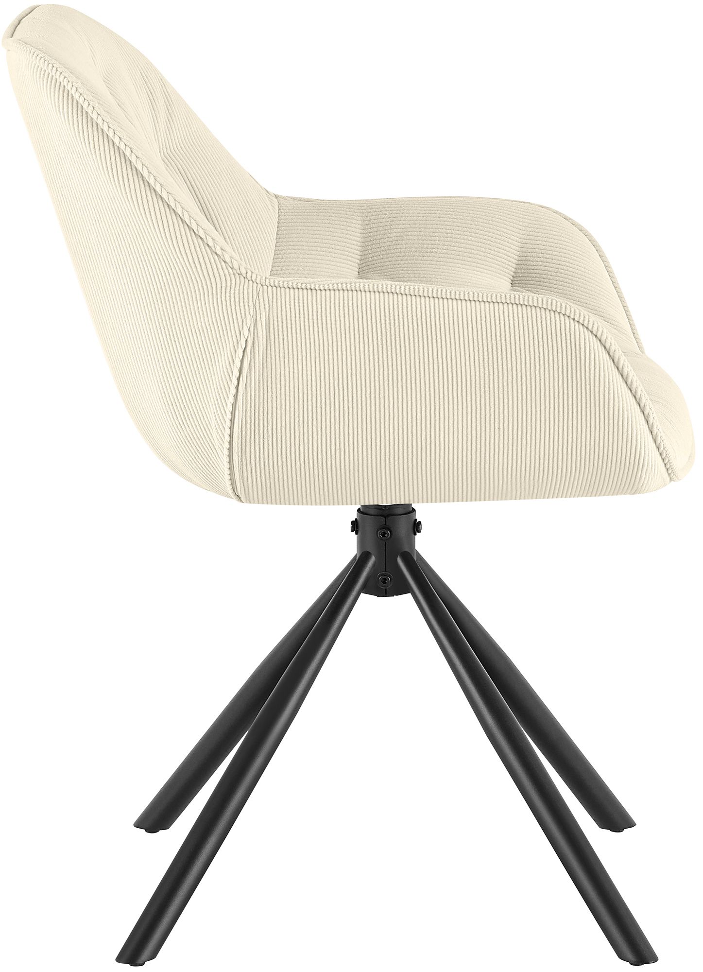 Silla de comedor Rimio de pana
