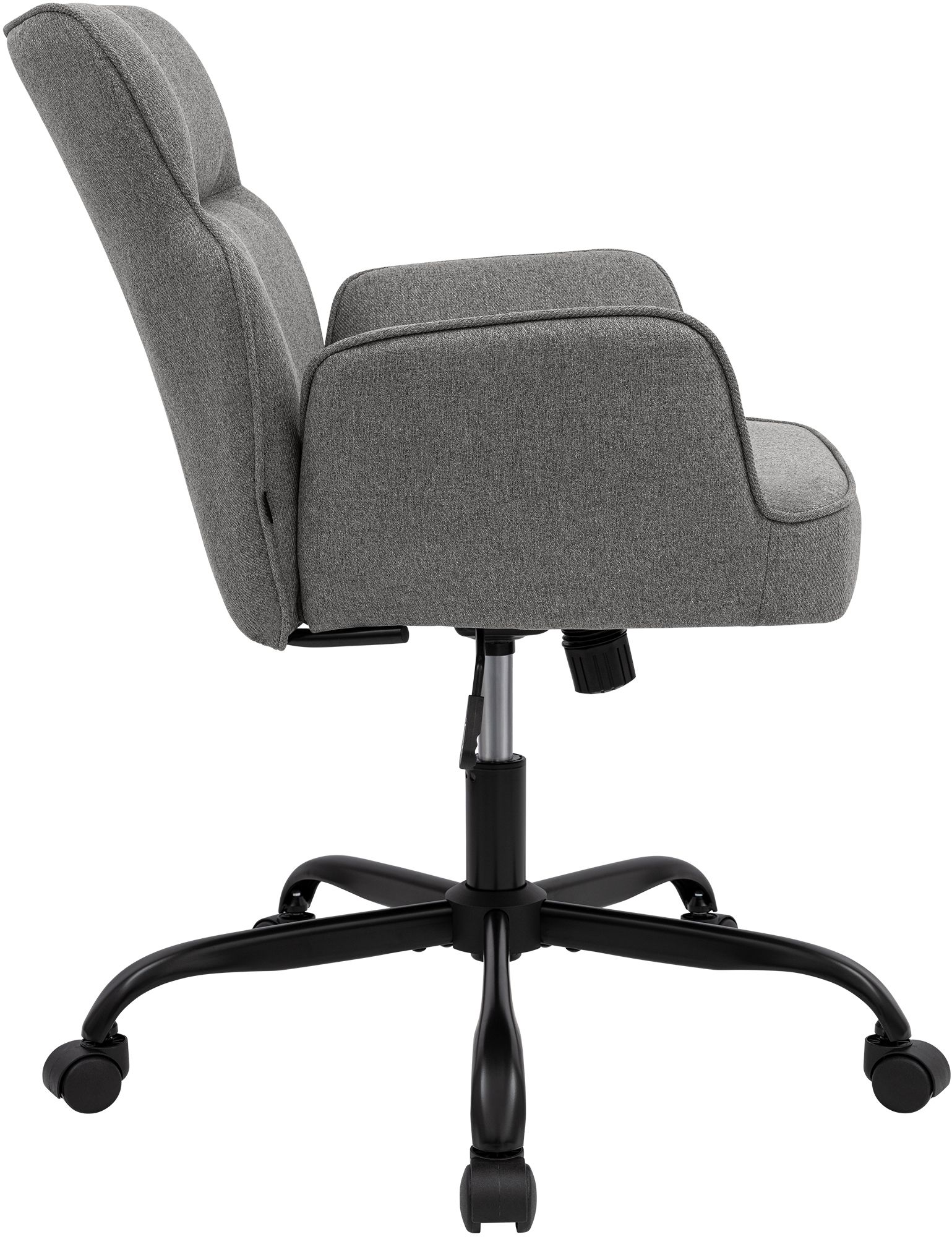 Silla de oficina Amado con tapizado en tela
