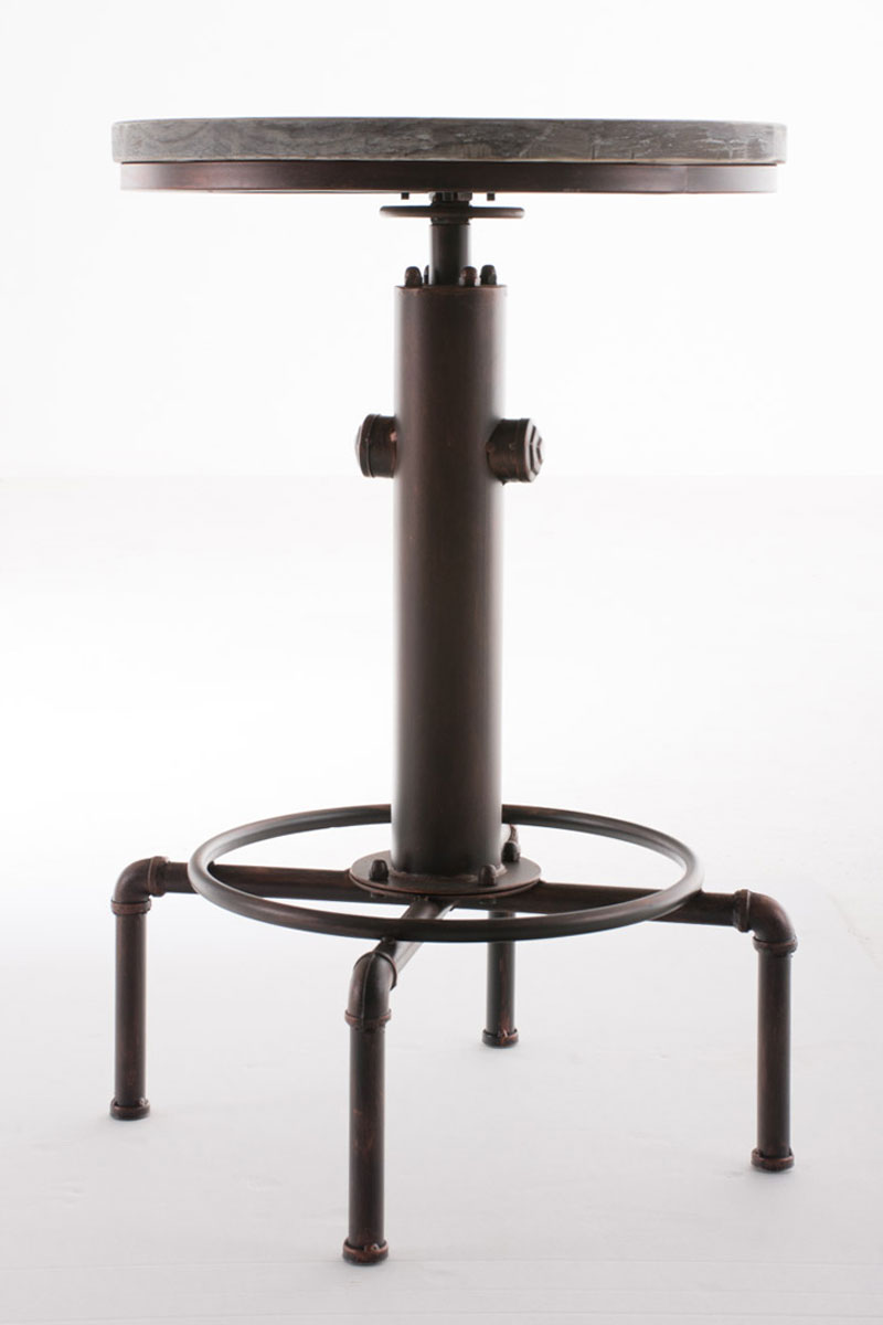 Mesa Lumos Industrial Look & Ø 50 cm