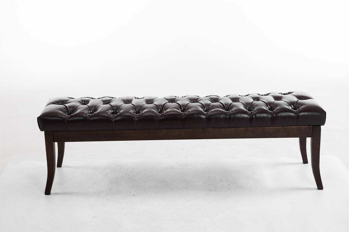 Taburete Recibidor Ramses En Madera Oscura