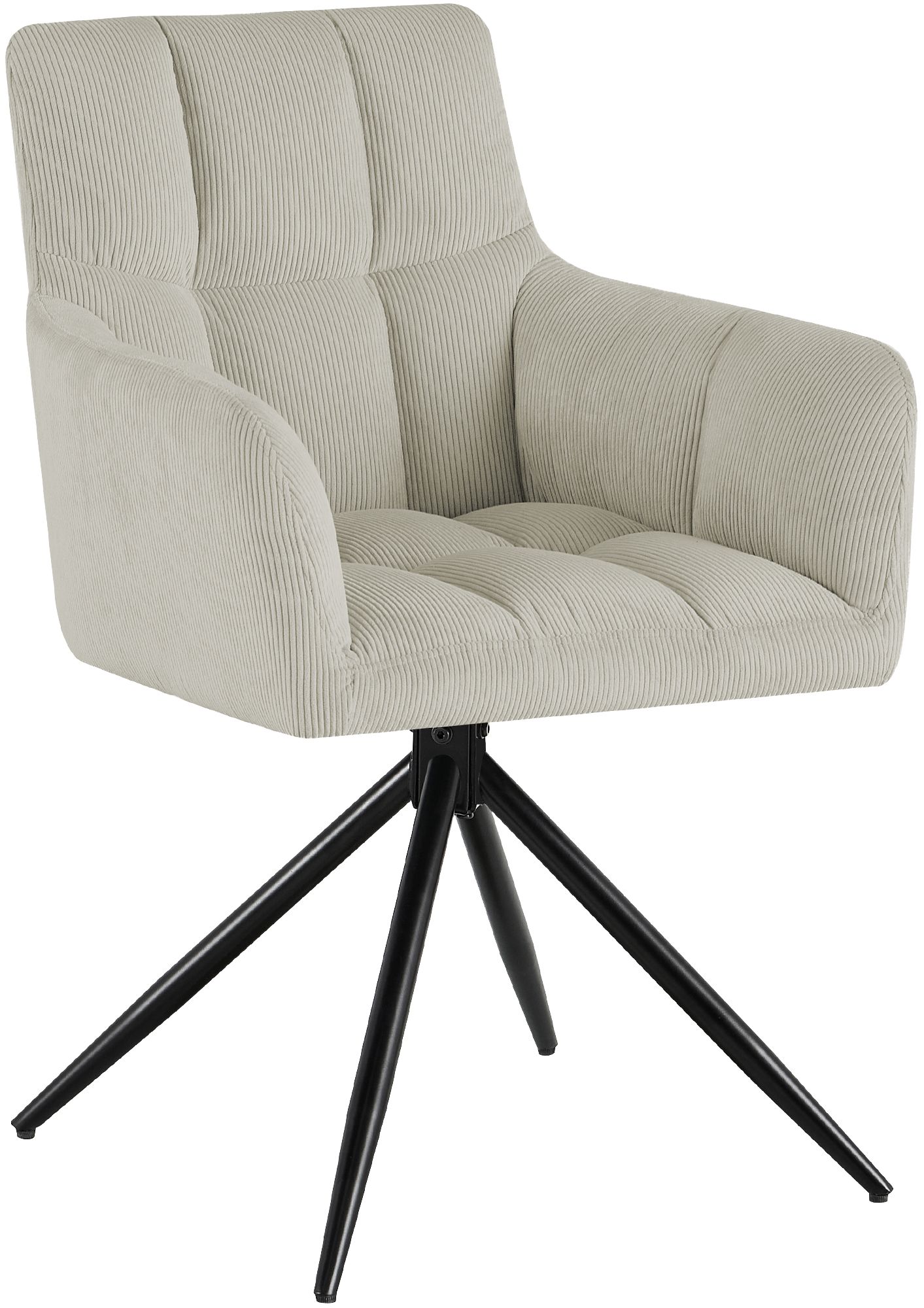 Silla de comedor Jonah de pana