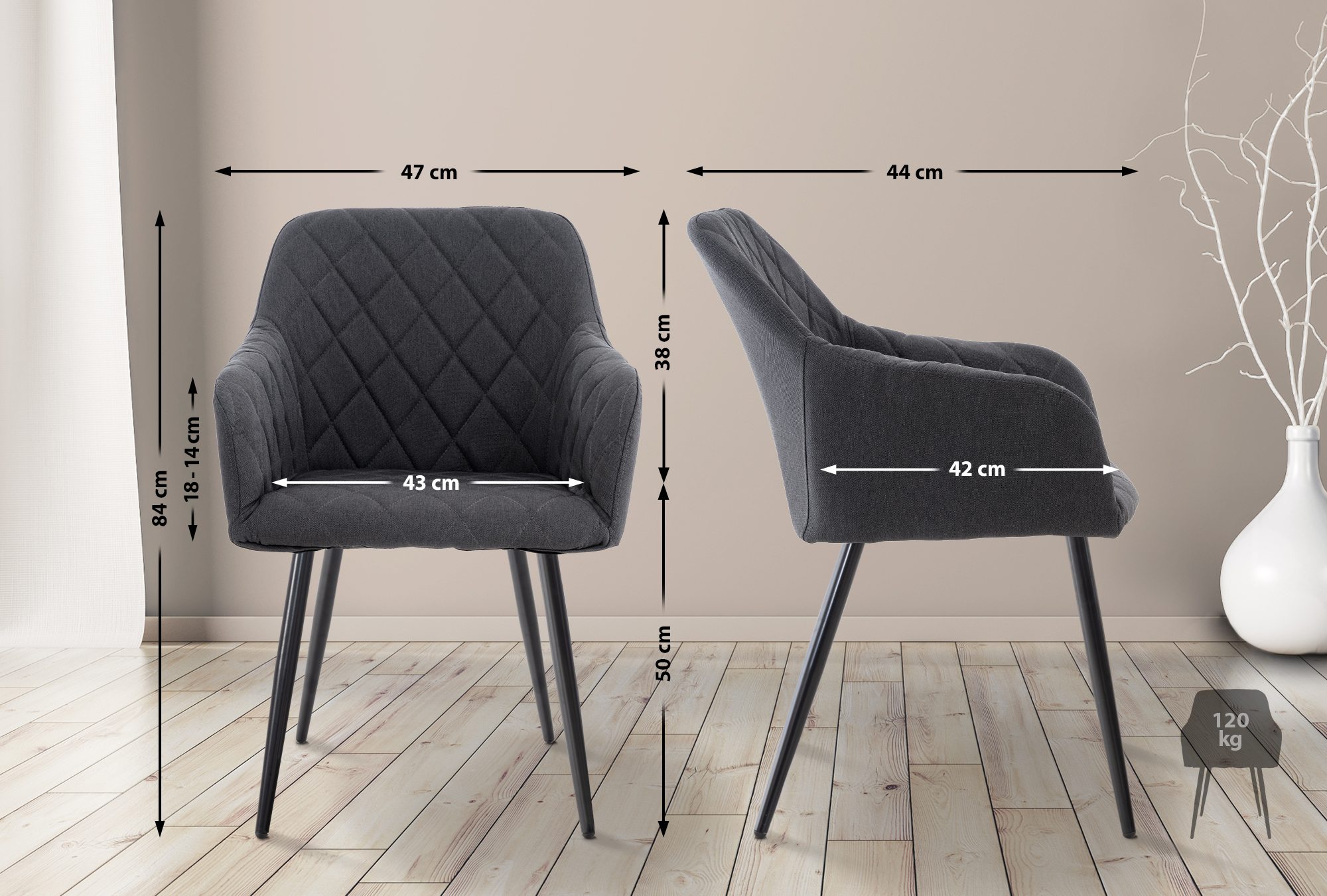 Silla de comedor Shila