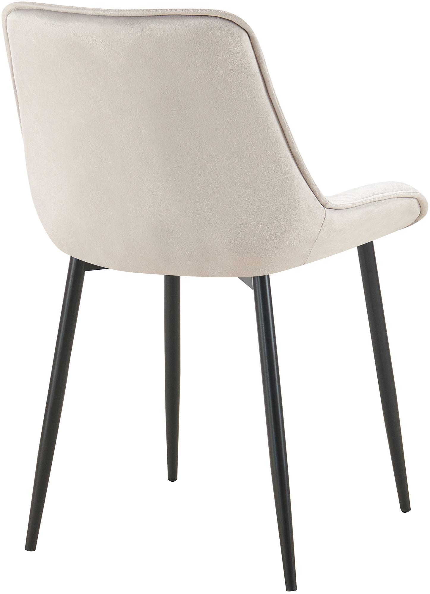Silla de comedor Wallace de terciopelo