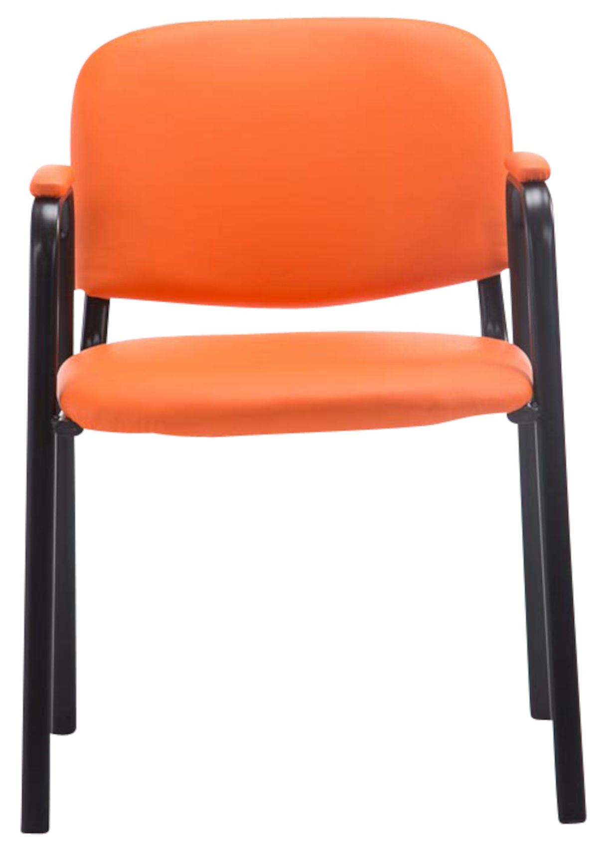 Set de 4 sillas apilables Ken Pro de piel sintética
