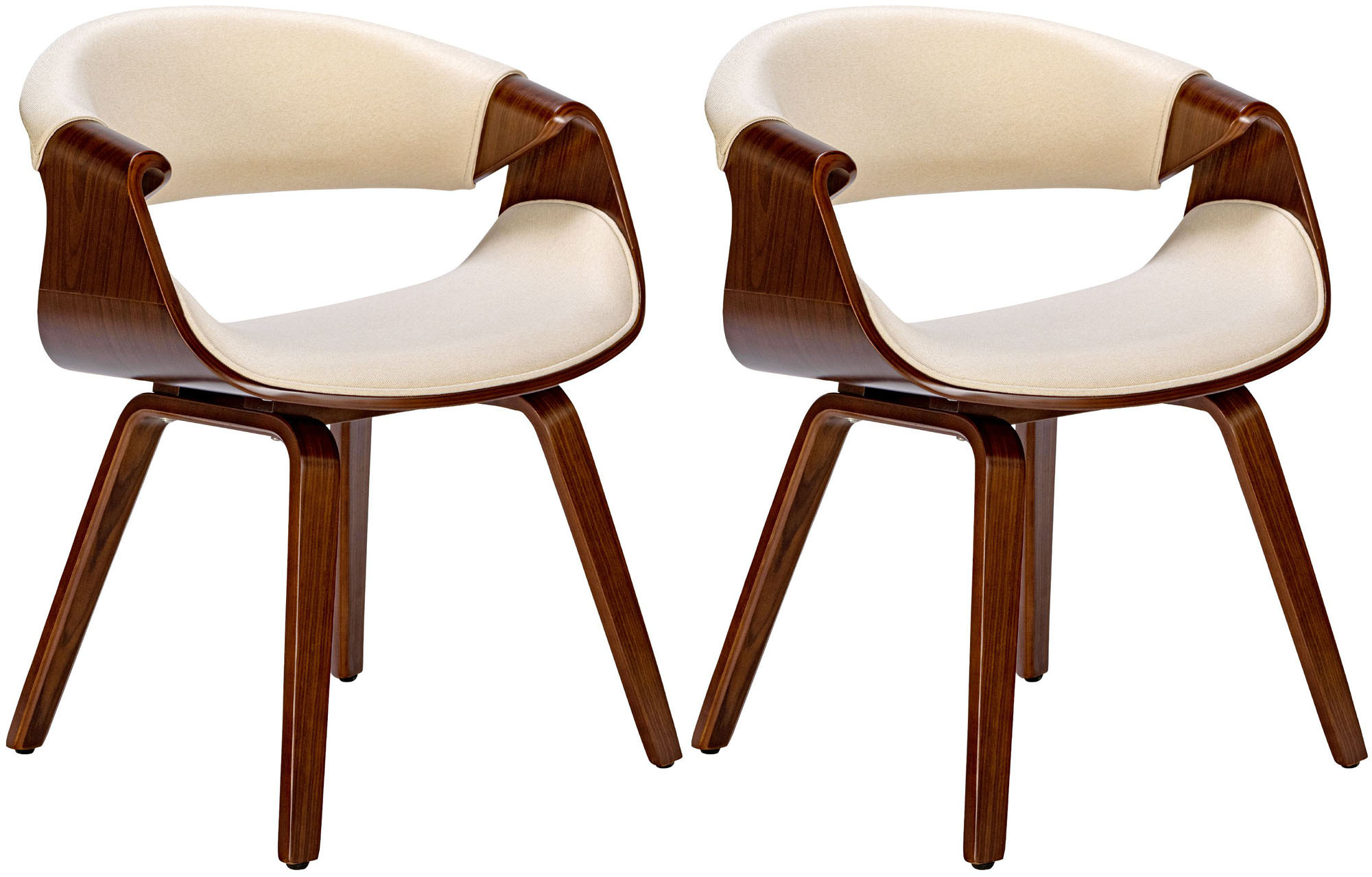 Set de 2 Sillas de comedor Foley